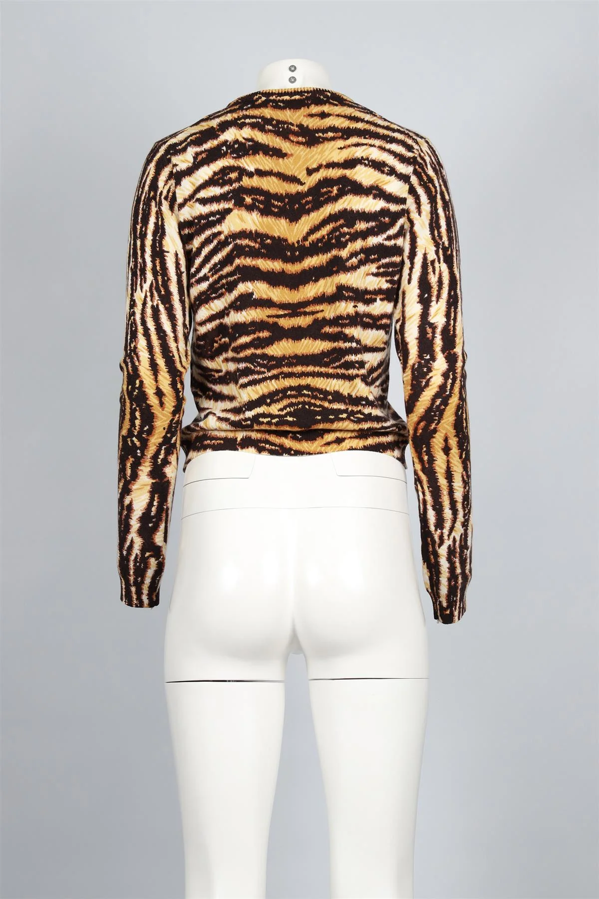DOLCE & GABBANA BROWN CASHMERE CARDIGAN IT 42 UK 10 - Image 4