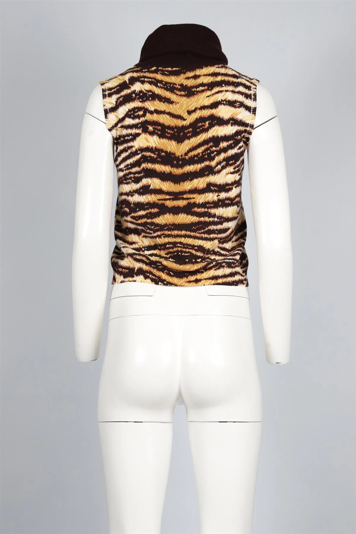 DOLCE & GABBANA BROWN CASHMERE TOP IT 42 UK 10 - Image 4