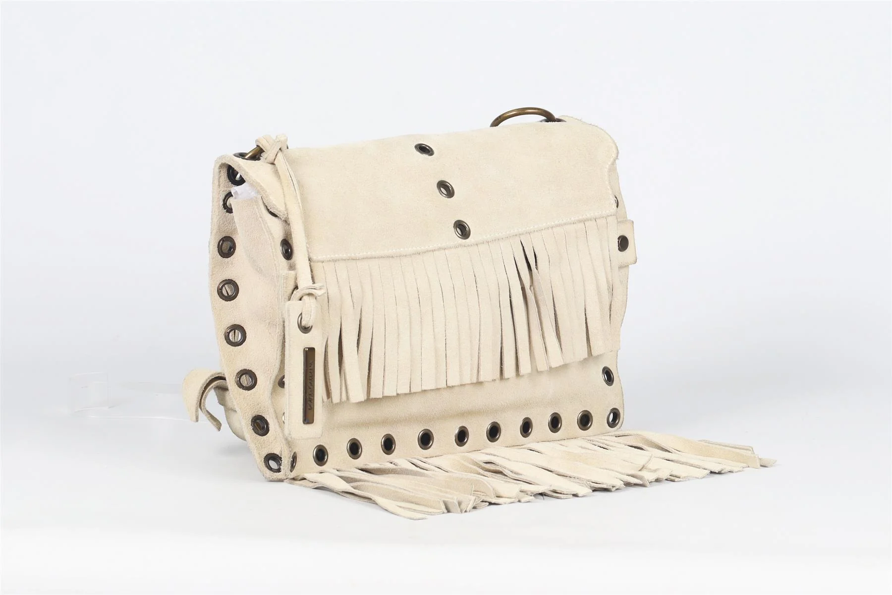 DOLCE & GABBANA FRINGED SUEDE SHOULDER BAG - Image 3