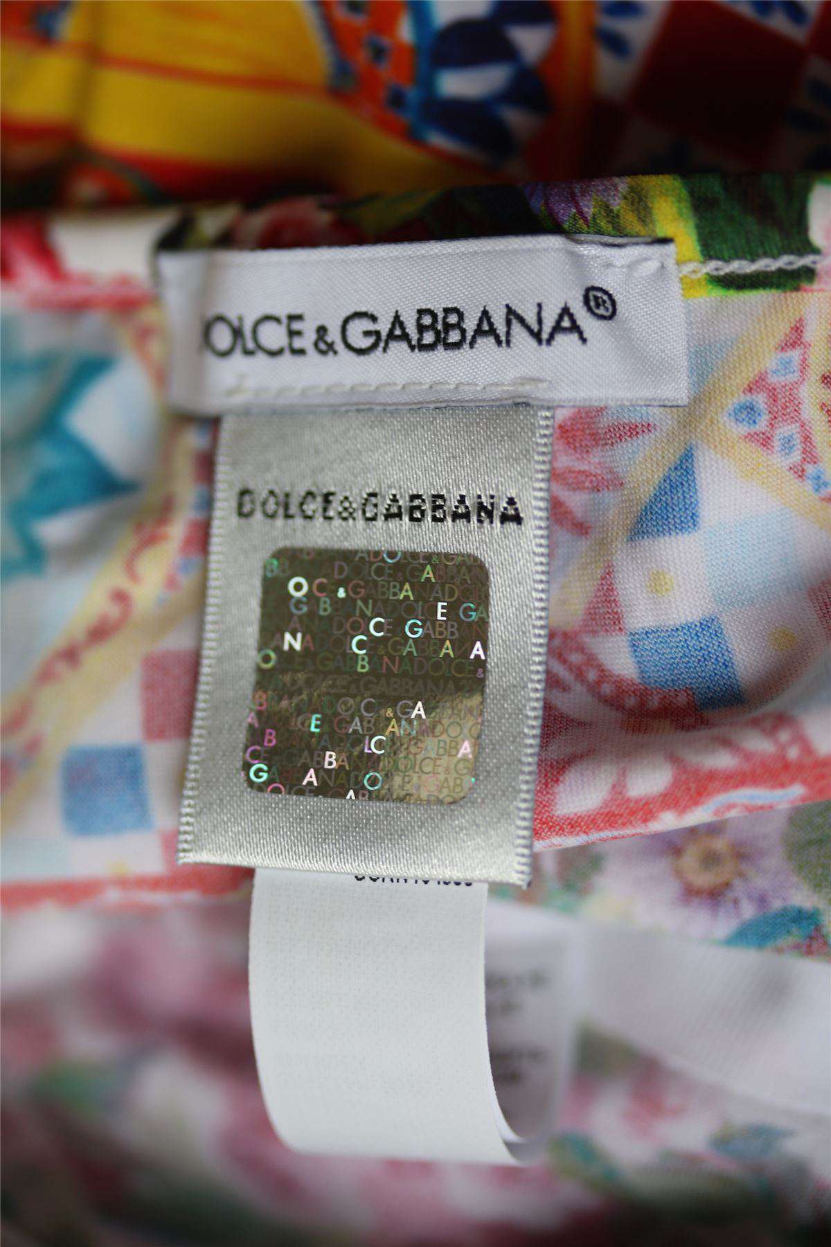 DOLCE & GABBANA GIRLS CARRETTO CON ROSE PRINT BIKINI 4 YEARS - Image 3