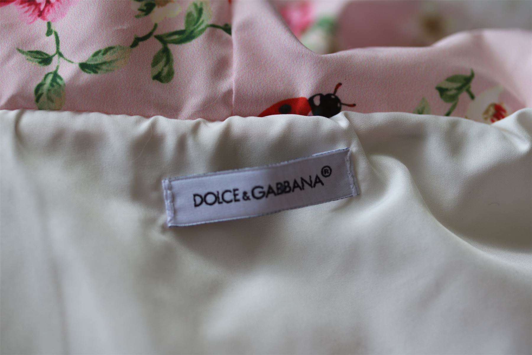 DOLCE & GABBANA GIRLS COCCINELLE DOWN PADDED JACKET 5 YEARS - Image 4