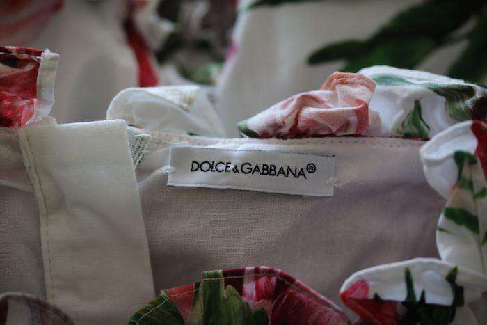 DOLCE & GABBANA GIRLS FLORAL COTTON DRESS 5 YEARS - Image 5