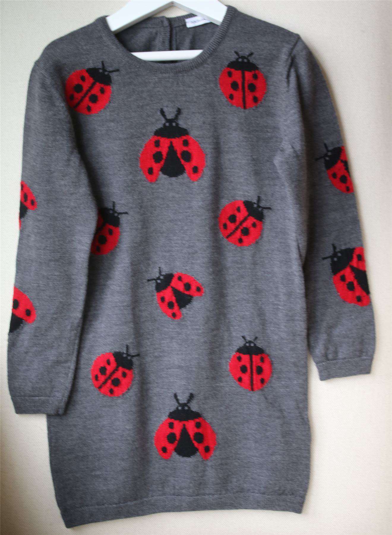 DOLCE & GABBANA GIRLS LADYBIRD SWEATER DRESS 5 YEARS - Image 3