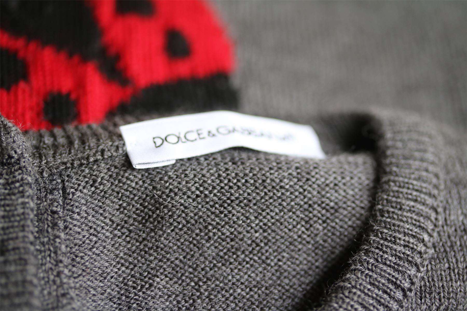 DOLCE & GABBANA GIRLS LADYBIRD SWEATER DRESS 5 YEARS - Image 5