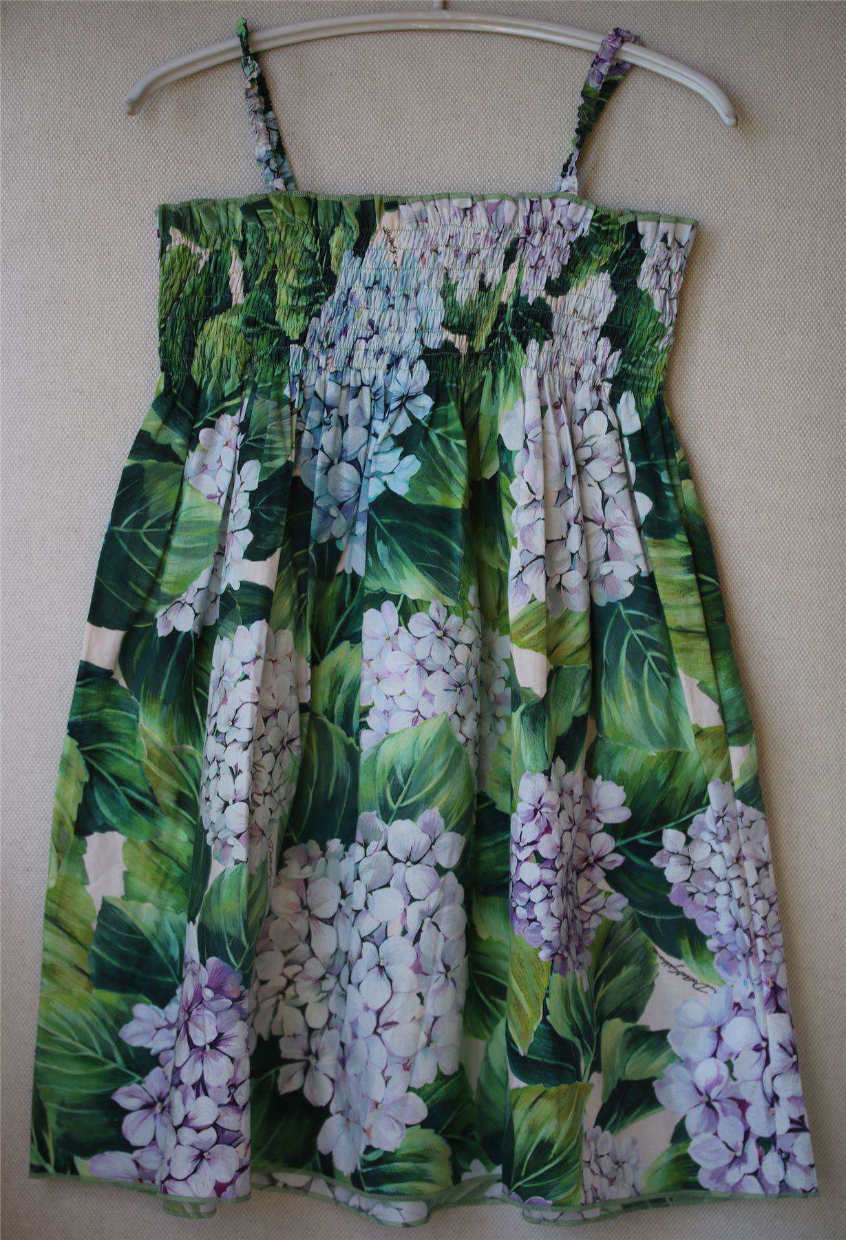 DOLCE & GABBANA GIRLS ORTENSIA SUN DRESS 5 YEARS - Image 3