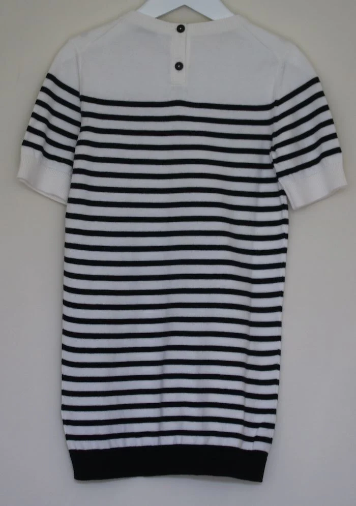 DOLCE & GABBANA GIRLS STRIPED KNIT PINEAPPLE DRESS 4 YEARS - Image 3