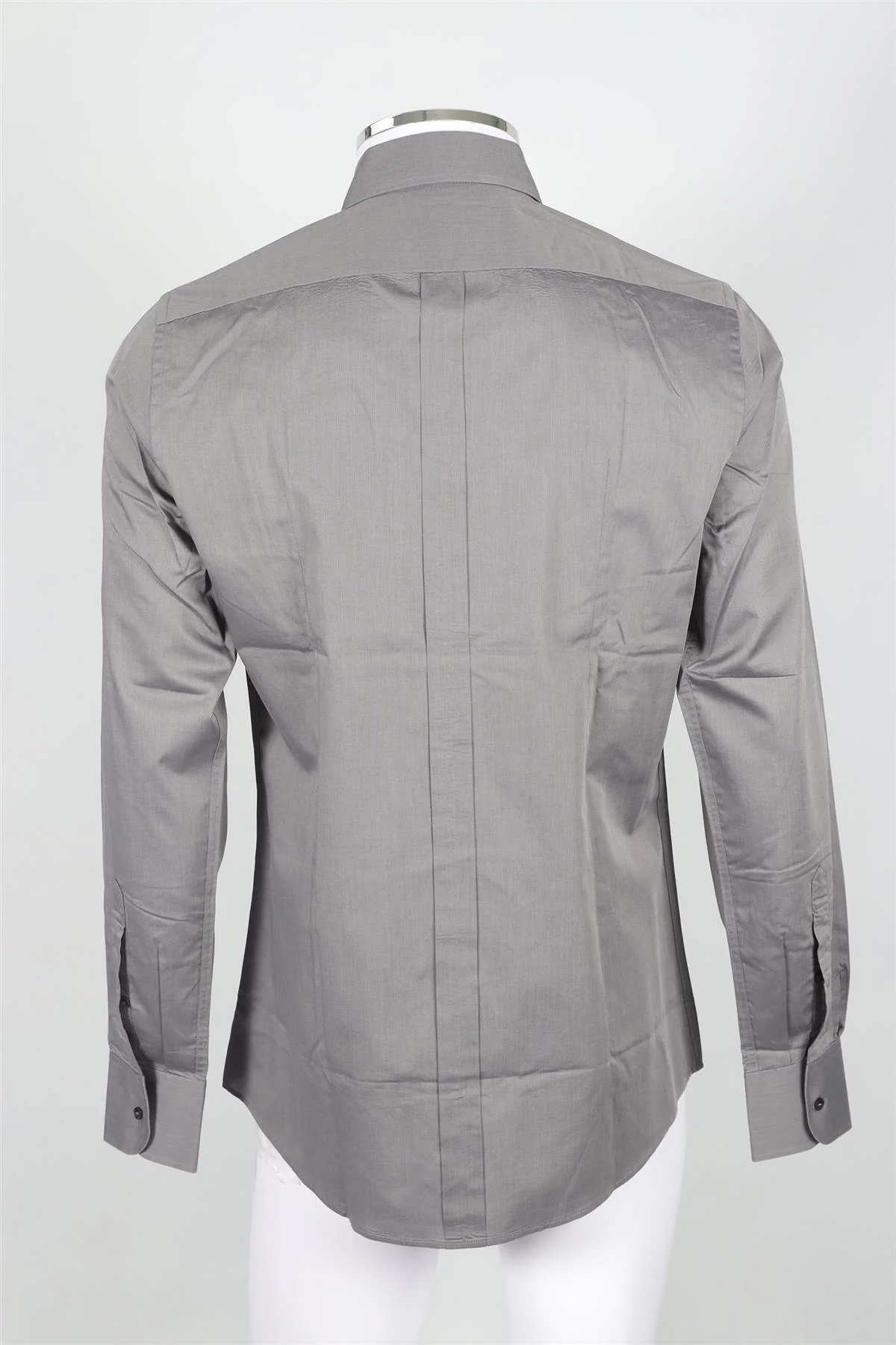 DOLCE & GABBANA GREY MEN'S COTTON SHIRT UK/US COLLAR 16 UK/US CHEST 40 - Image 4