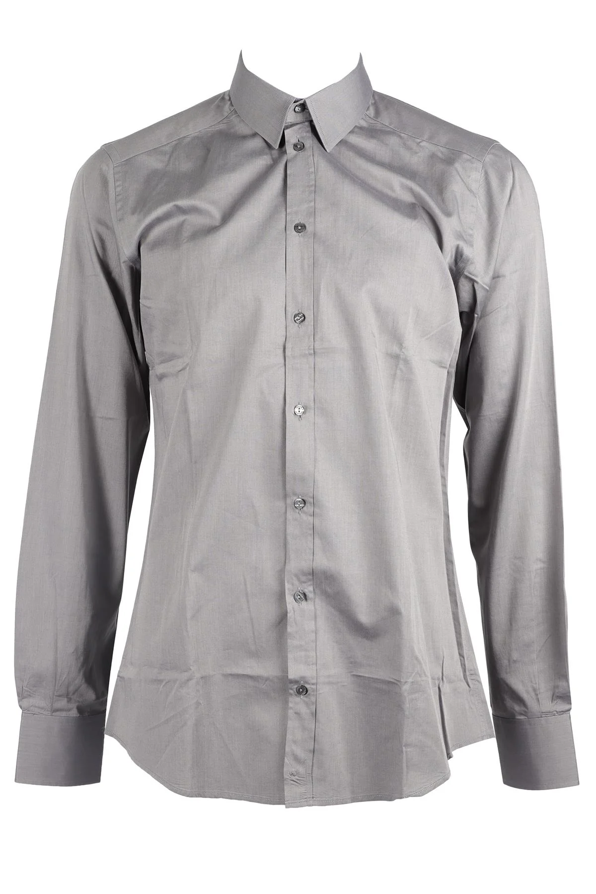 DOLCE & GABBANA GREY MEN'S COTTON SHIRT UK/US COLLAR 16 UK/US CHEST 40 - Image 5