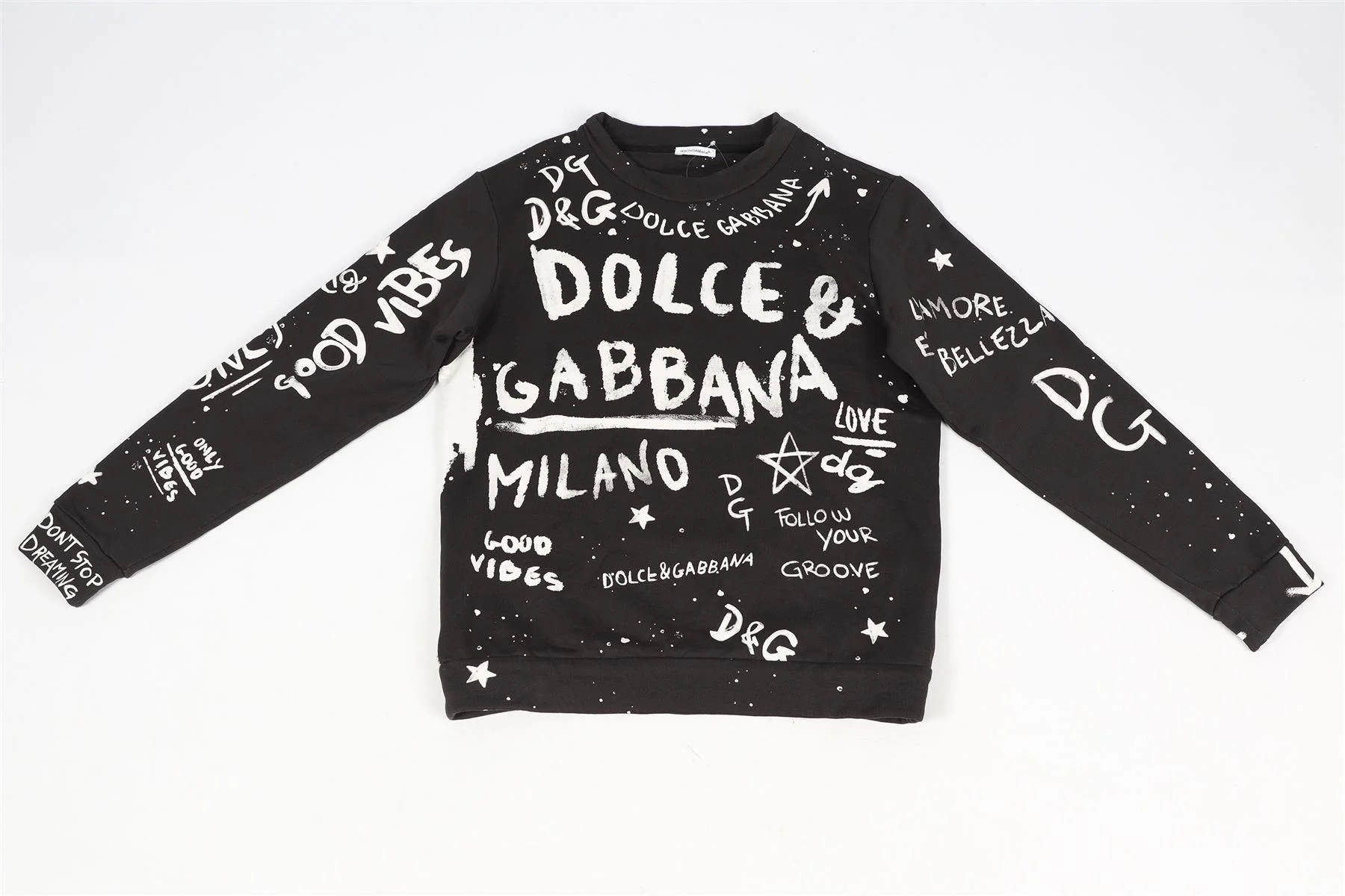 DOLCE & GABBANA KIDS BOYS COTTON SWEATSHIRT 11-12 YEARS - Image 2