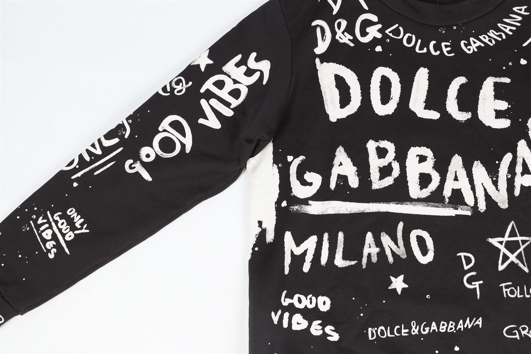 DOLCE & GABBANA KIDS BOYS COTTON SWEATSHIRT 11-12 YEARS - Image 3