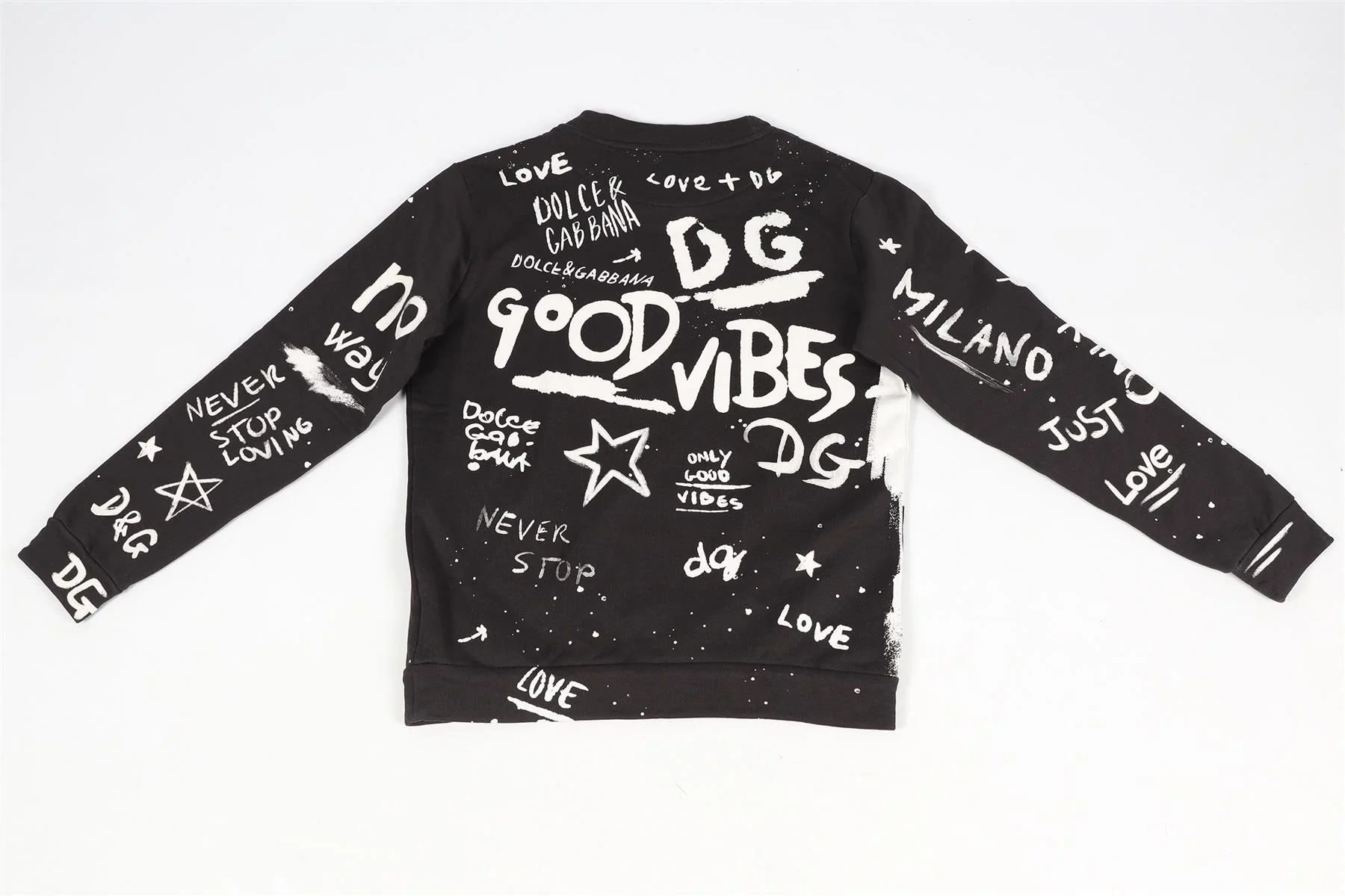 DOLCE & GABBANA KIDS BOYS COTTON SWEATSHIRT 11-12 YEARS - Image 4