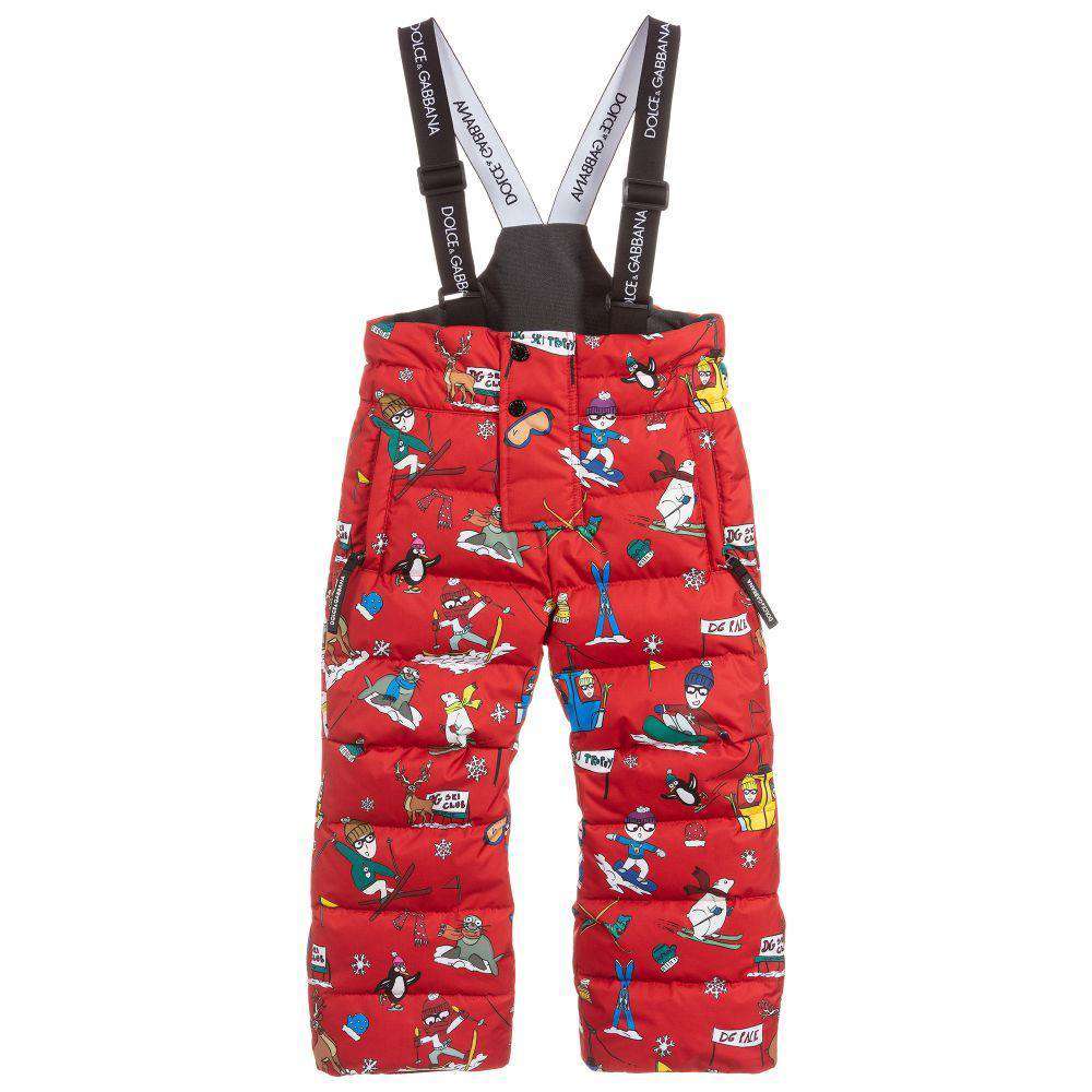 DOLCE & GABBANA KIDS UNISEX SKI PANTS SALOPETTES 5 YEARS - Image 2