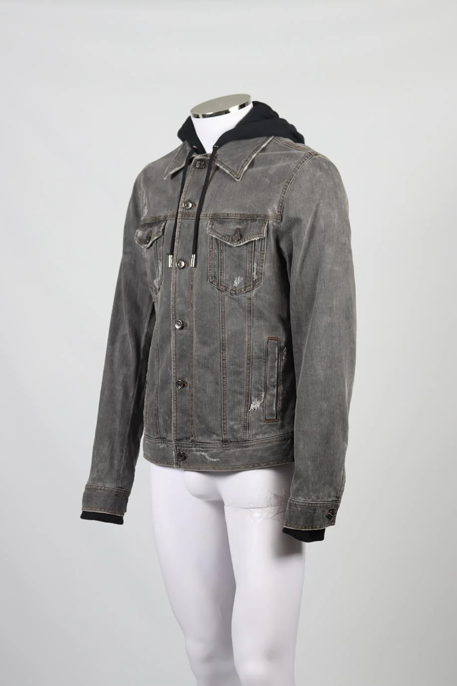 DOLCE & GABBANA MEN'S COTTON AND DENIM JACKET IT 50 UK/US 40 FR 50 - Image 3