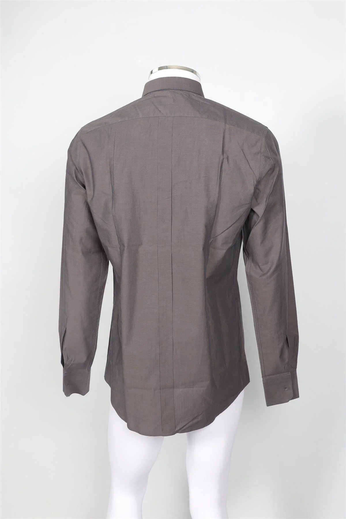 DOLCE & GABBANA MEN'S GREY COTTON SHIRT UK/US COLLAR 16 UK/US CHEST 40 - Image 4