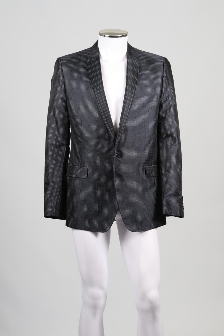 DOLCE & GABBANA MEN'S SILK BLAZER IT 52 UK/US CHEST 42 - Image 2