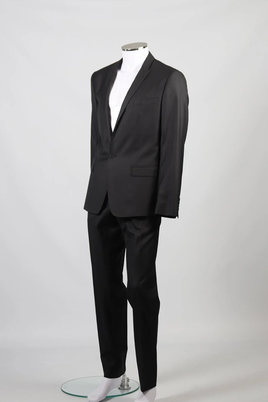 DOLCE & GABBANA MEN'S WOOL AND SILK BLEND TWO PIECE SUIT IT 50 UK/US 34 FR 42 - Image 3