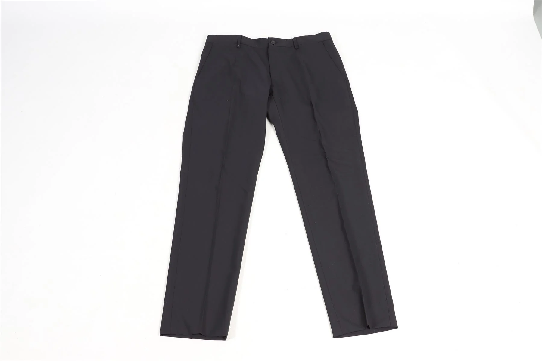 DOLCE & GABBANA MEN'S WOOL BLEND STRAIGHT LEG PANTS IT 48 UK 32 - Image 2