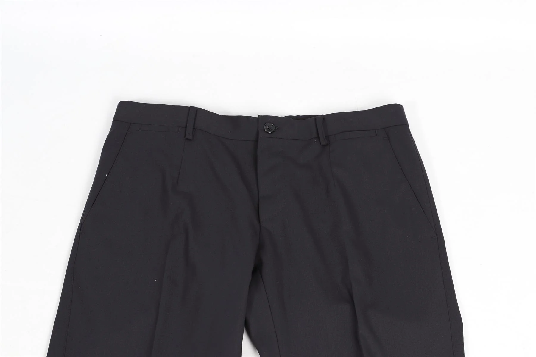 DOLCE & GABBANA MEN'S WOOL BLEND STRAIGHT LEG PANTS IT 48 UK 32 - Image 3