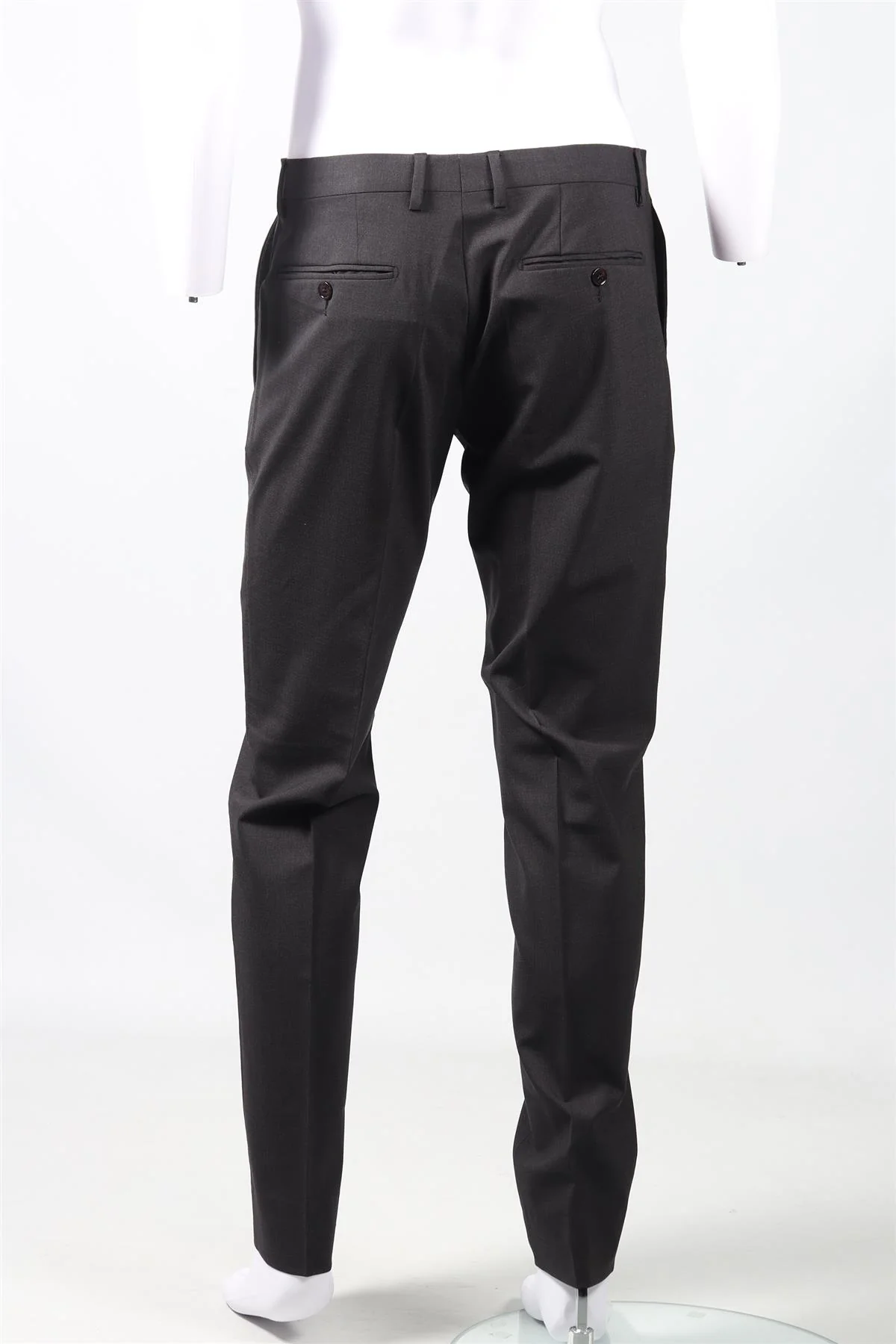 DOLCE & GABBANA MEN'S WOOL BLEND STRAIGHT LEG PANTS IT 48 UK/US WAIST 32 - Image 4