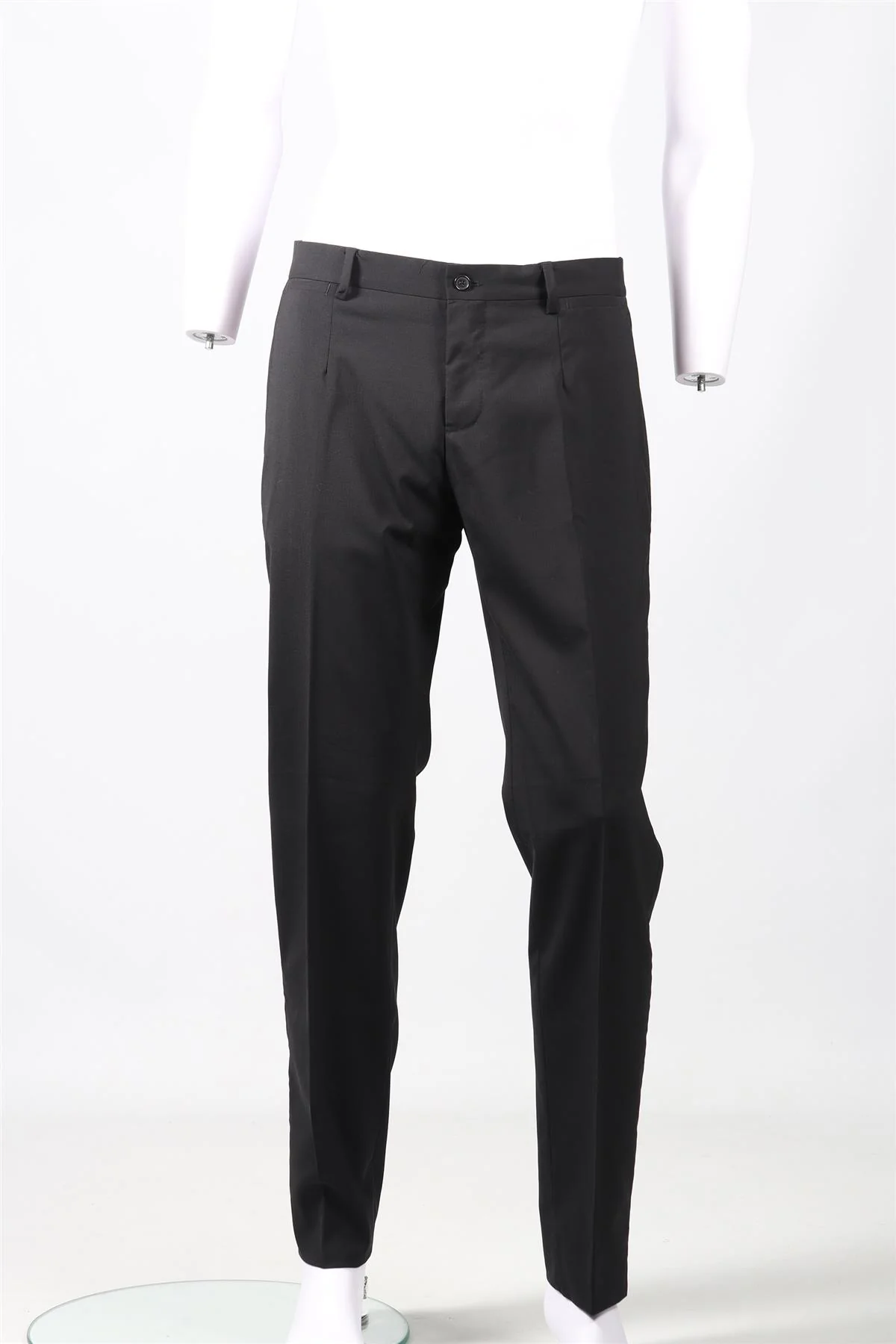DOLCE & GABBANA MEN'S WOOL BLEND STRAIGHT LEG PANTS IT 48 UK/US WAIST 32 - Image 2