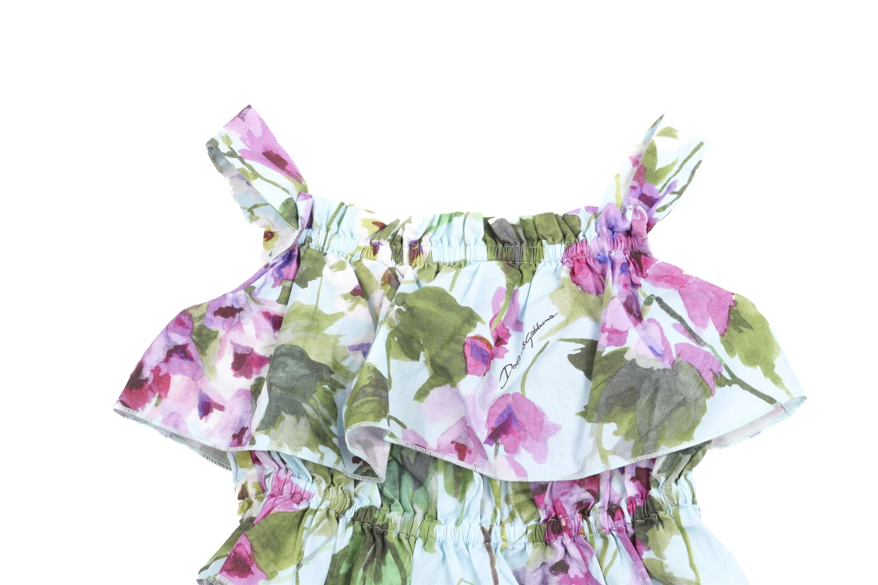 DOLCE & GABBANA MULTI BABY GIRLS TOP AND SKIRT SET 12-18 MONTHS - Image 3