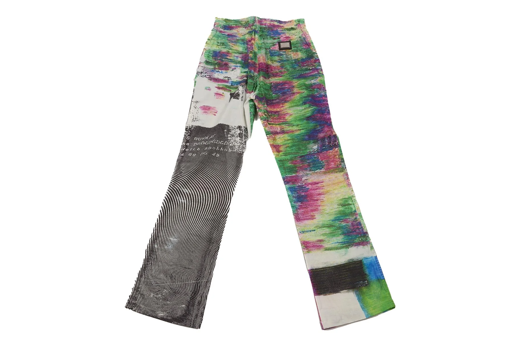 DOLCE & GABBANA MULTI HIGH RISE STRAIGHT LEG JEANS IT 42 UK 10 - Image 4
