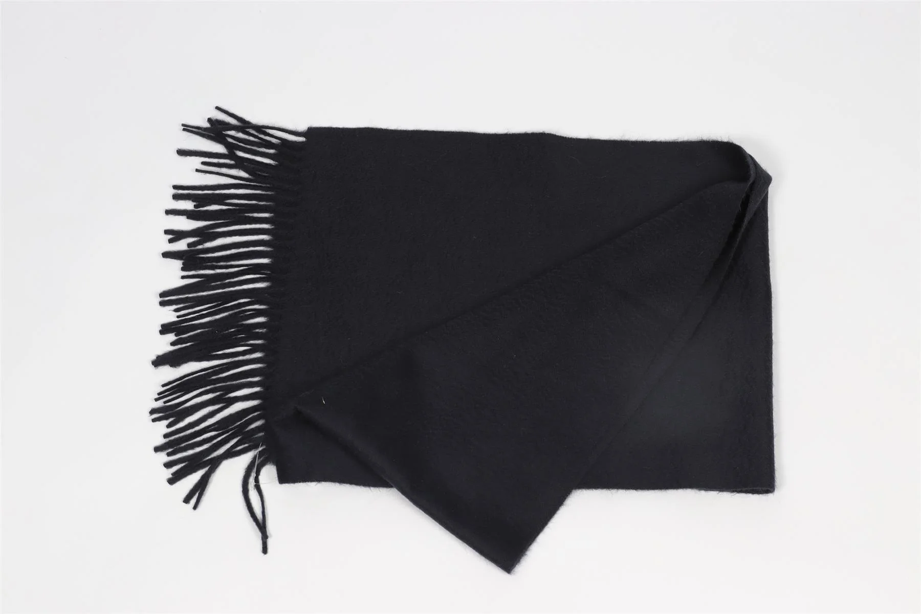 DOLCE & GABBANA NAVY CASHMERE SCARF - Image 5