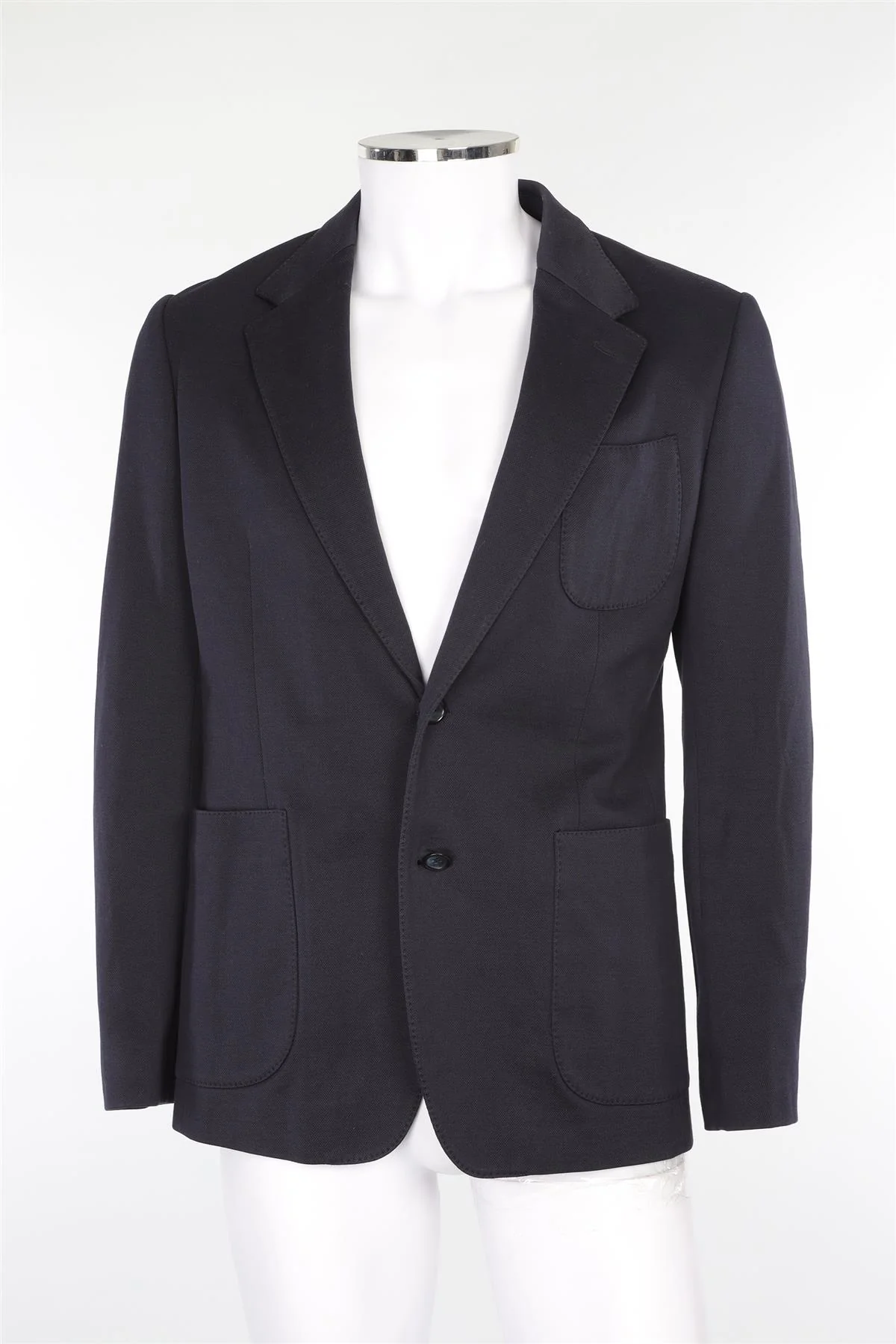 DOLCE & GABBANA NAVY MEN'S COTTON BLAZER IT 50 UK 40 - Image 2