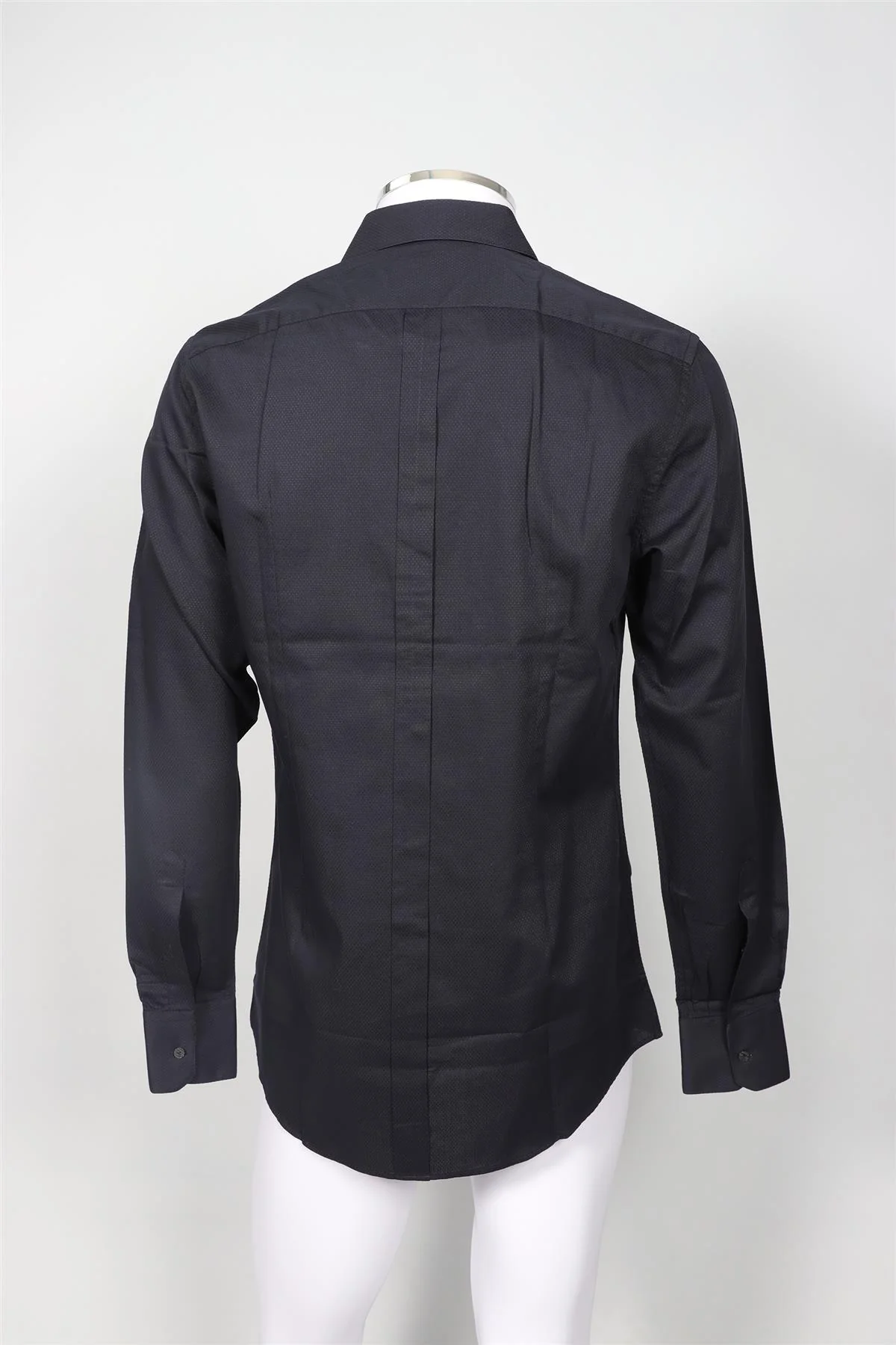 DOLCE & GABBANA NAVY MEN'S COTTON SHIRT UK/US COLLAR 16 UK/US CHEST 40 - Image 4