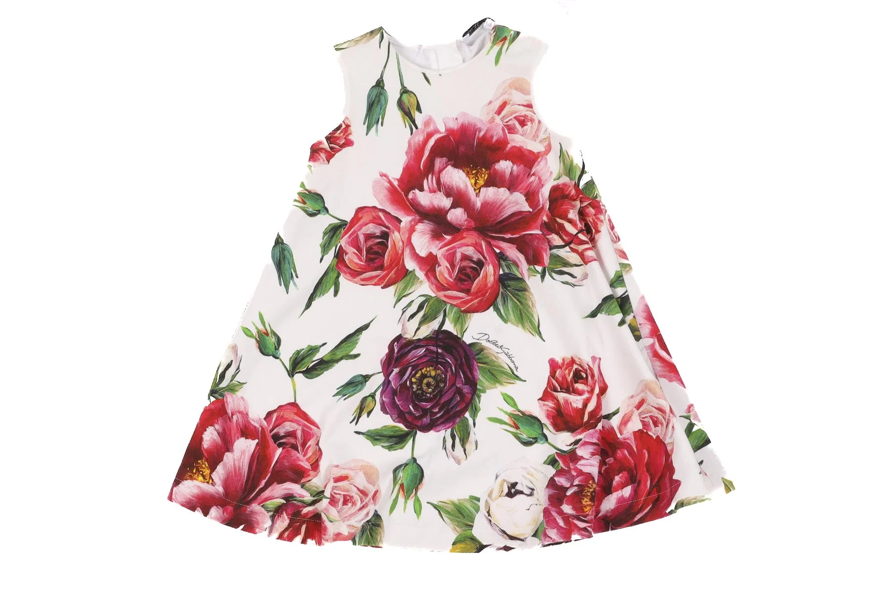 DOLCE & GABBANA PINK BABY GIRL DRESS AND BLOOMERS SET 12-18 MONTHS - Image 2