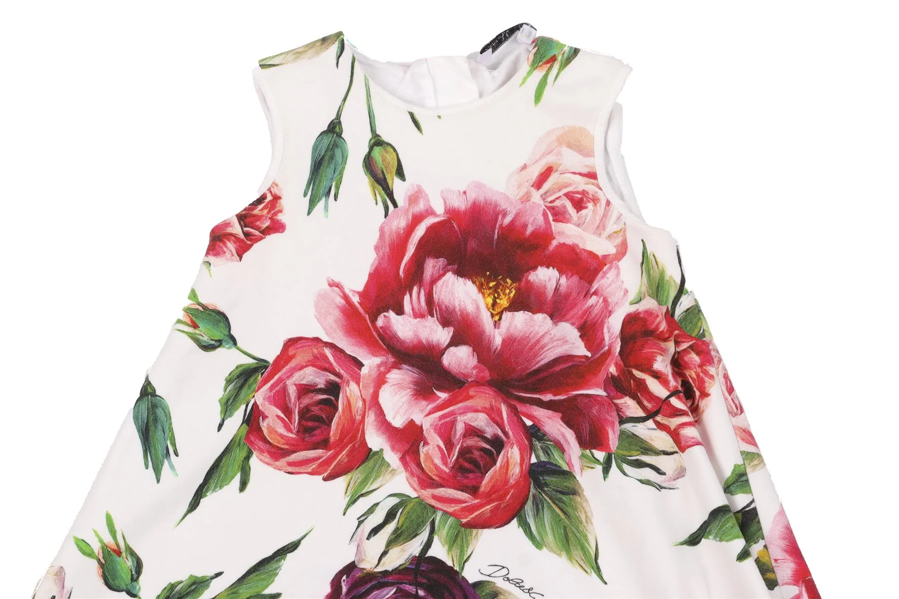 DOLCE & GABBANA PINK BABY GIRL DRESS AND BLOOMERS SET 12-18 MONTHS - Image 3