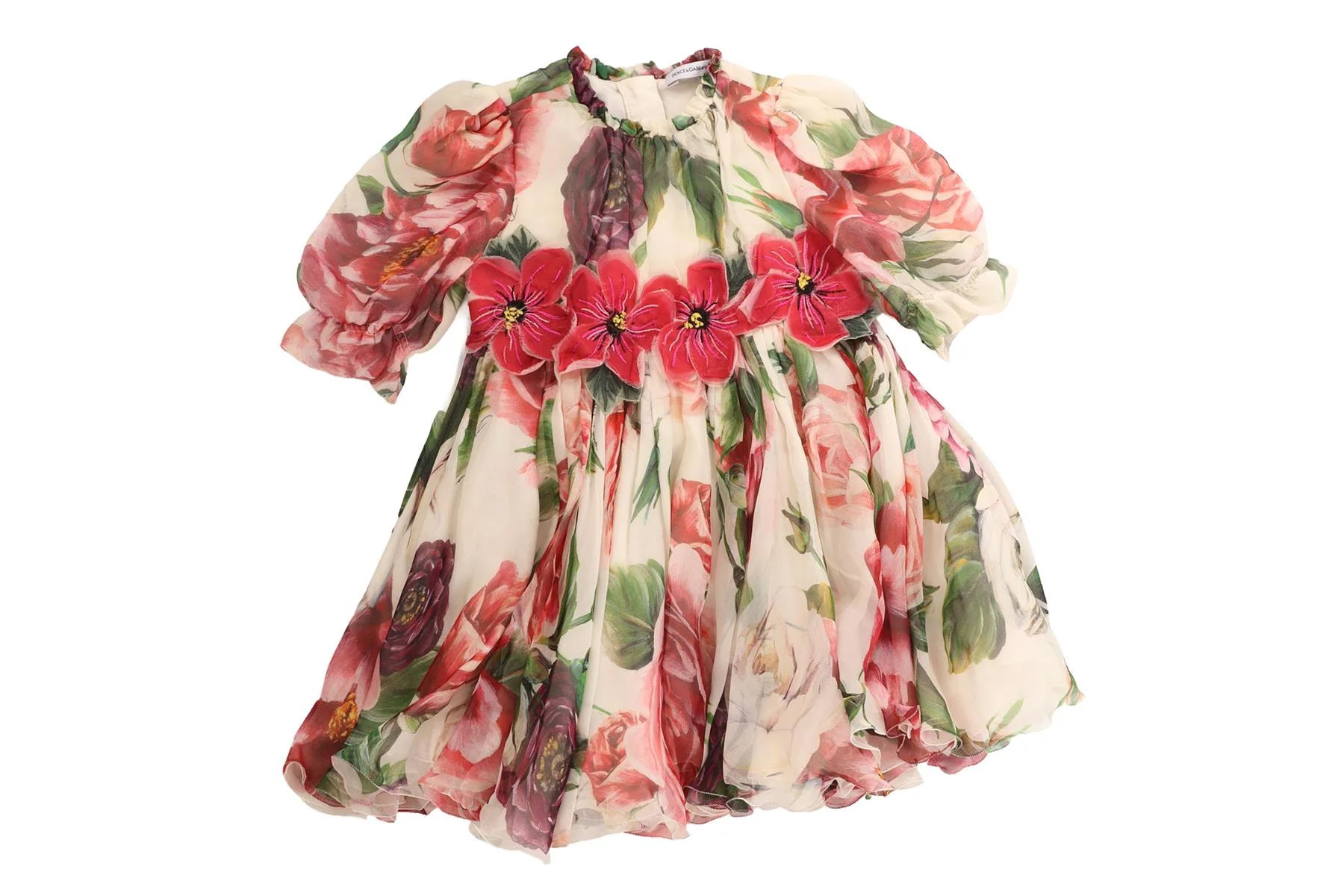 DOLCE & GABBANA PINK BABY GIRLS DRESS 12-18 MONTHS - Image 2