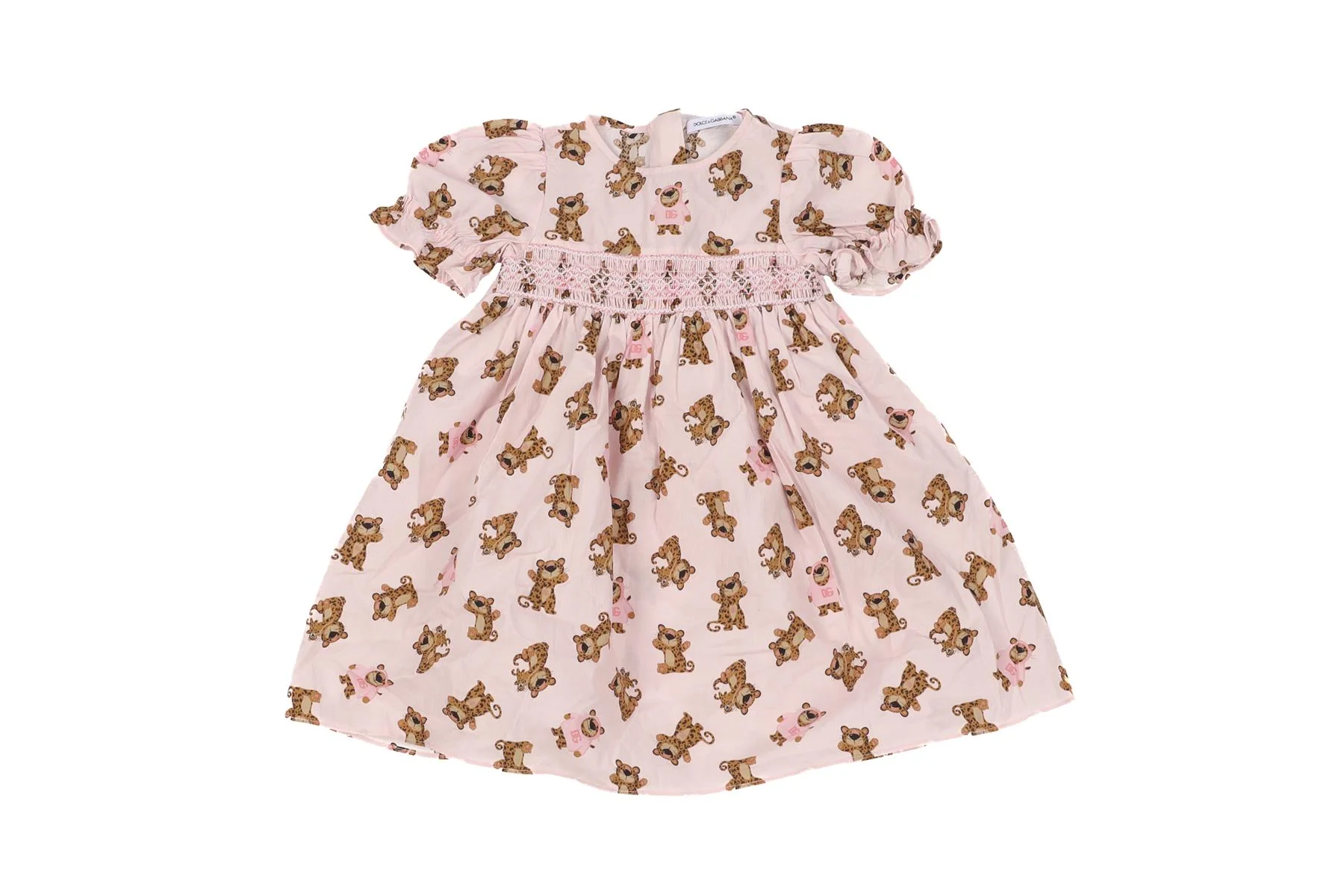 DOLCE & GABBANA PINK BABY GIRLS DRESS AND BLOOMERS SET 9-12 MONTHS - Image 2