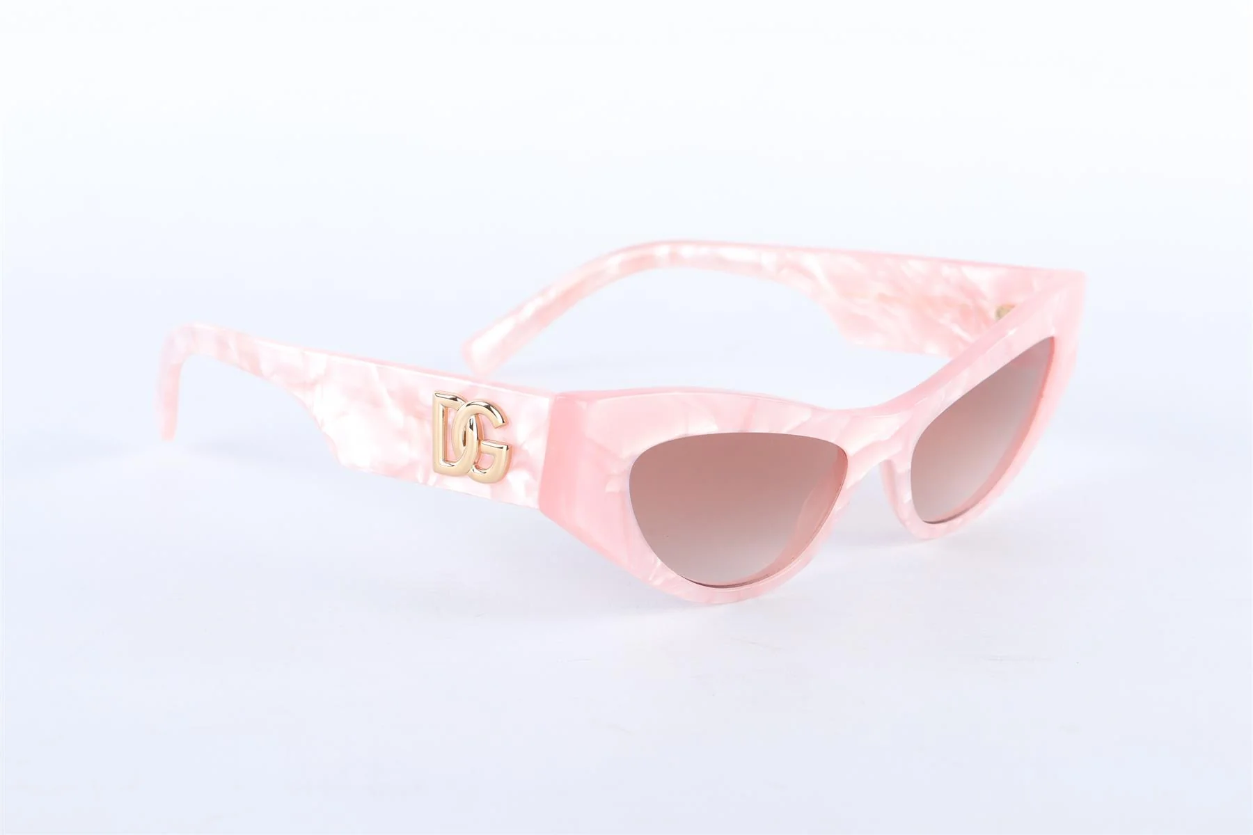 DOLCE & GABBANA PINK CAT EYE ACETATE SUNGLASSES - Image 2