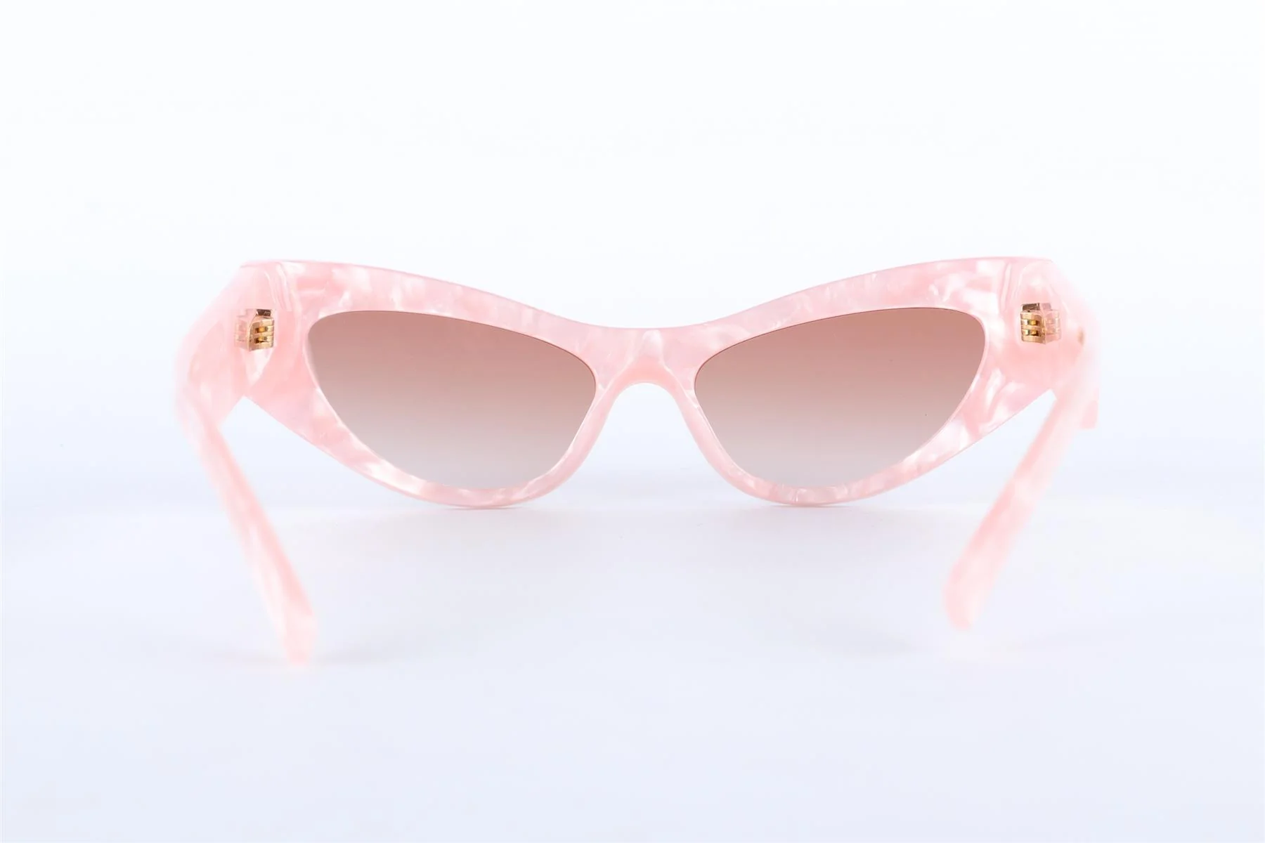 DOLCE & GABBANA PINK CAT EYE ACETATE SUNGLASSES - Image 4
