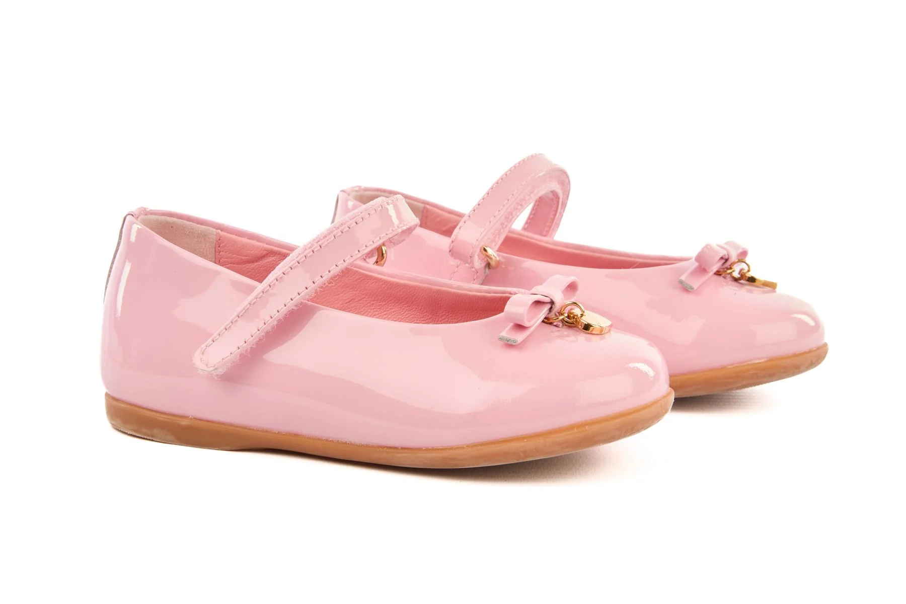 DOLCE & GABBANA PINK KIDS GIRLS BALLET FLATS EU 20 UK 3 US 4 - Image 2