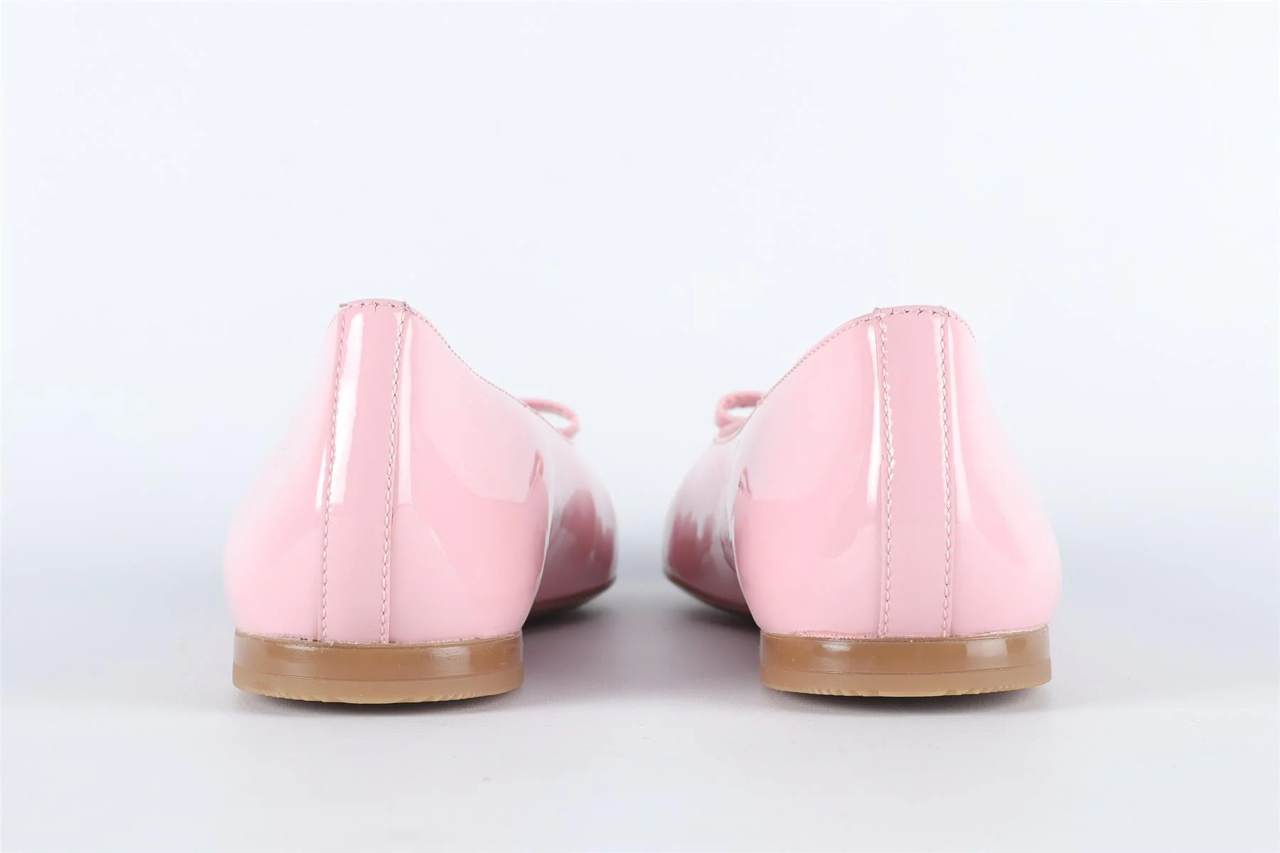 DOLCE & GABBANA PINK KIDS GIRLS LEATHER BALLERINA FLATS EU 33 UK 1 US 2 - Image 5