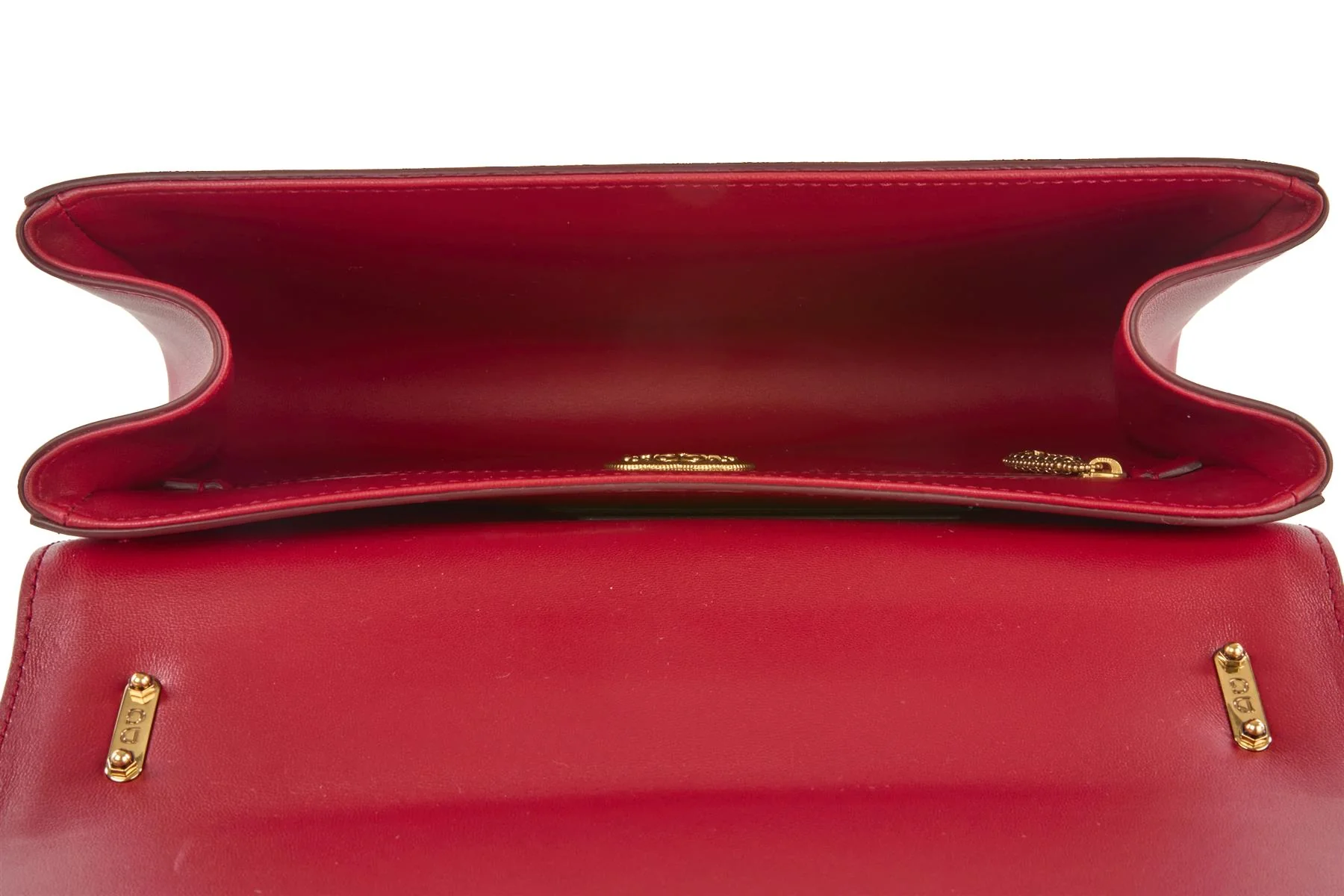 DOLCE & GABBANA RED DEVOTION LARGE LEATHER SHOULDER BAG - Image 11