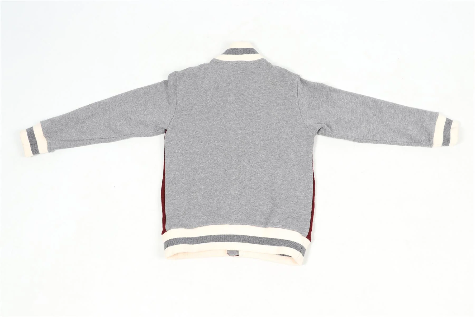 DOLCE & GABBANA RED, GREY AND CREAM KIDS BOYS WOOL BLEND JACKET 4 YEARS - Image 4