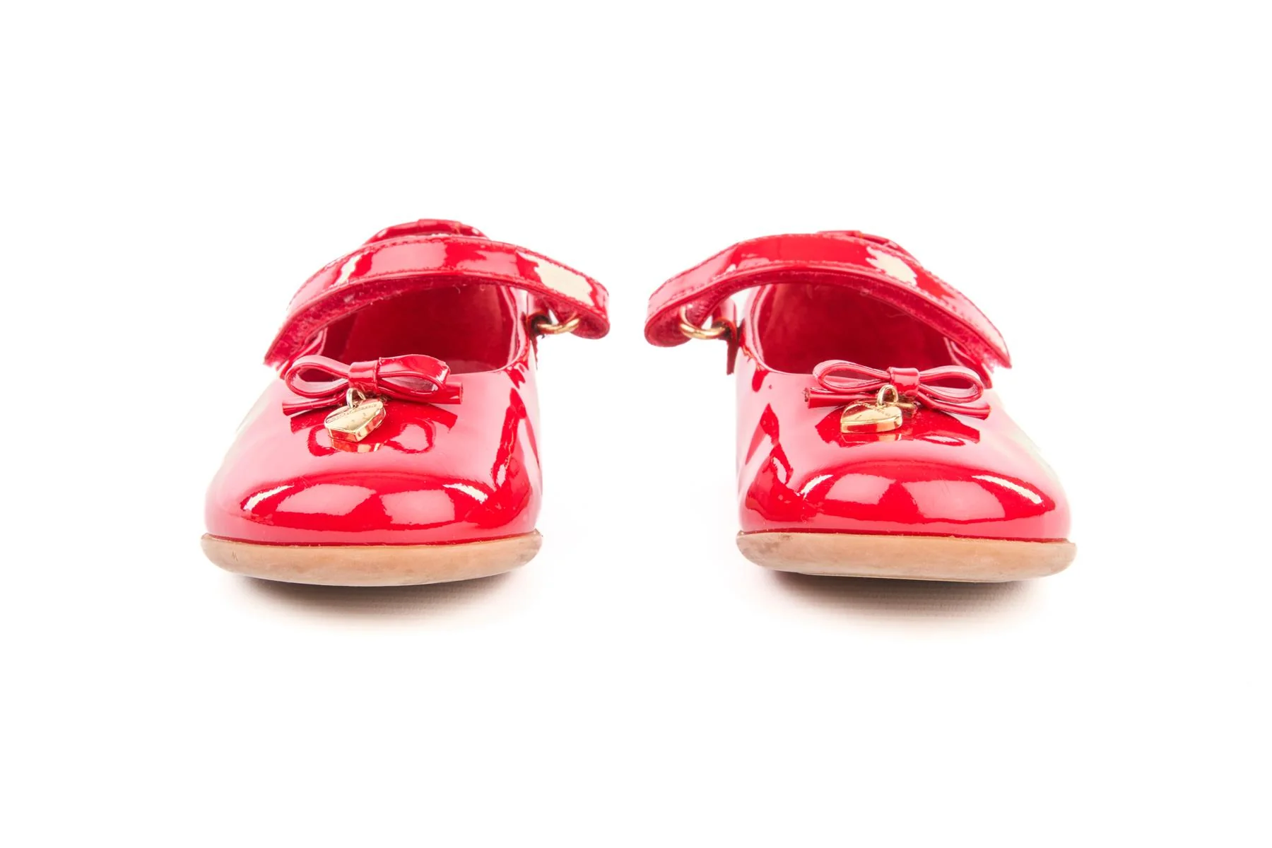 DOLCE & GABBANA RED KIDS GIRLS BALLET FLATS EU 22 UK 5 US 6 - Image 3