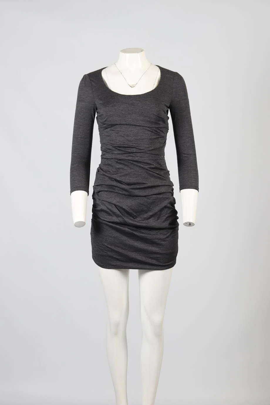 DOLCE & GABBANA RUCHED DRESS IT 40 UK 8 - Image 2