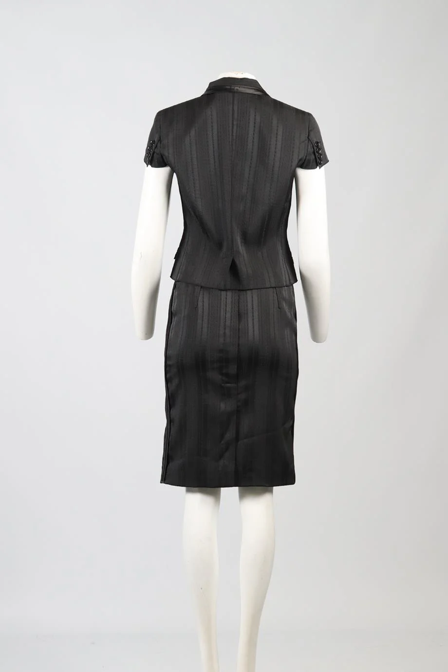 DOLCE & GABBANA SATIN SKIRT SUIT IT 40 UK 8 - Image 4