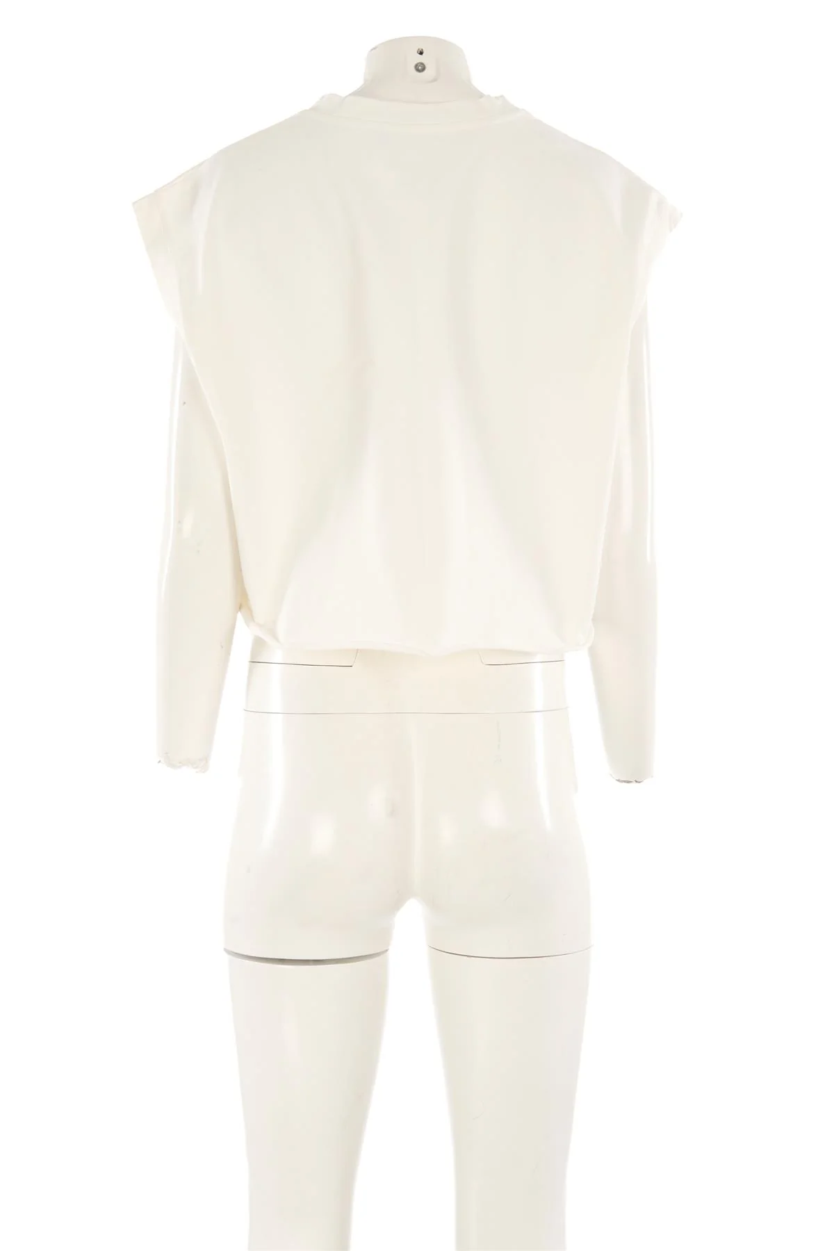 DOLCE & GABBANA WHITE COTTON T-SHIRT IT 40 UK 8 - Image 4