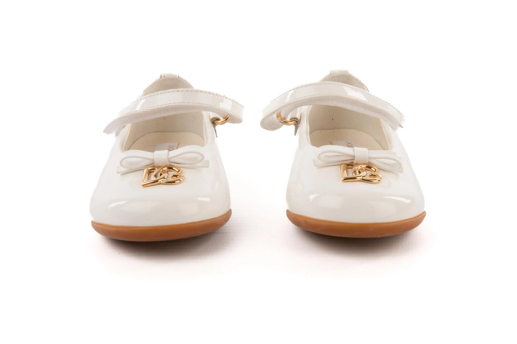 DOLCE & GABBANA WHITE KIDS GIRLS BALLET FLATS EU 20 UK 3 US 4 - Image 3