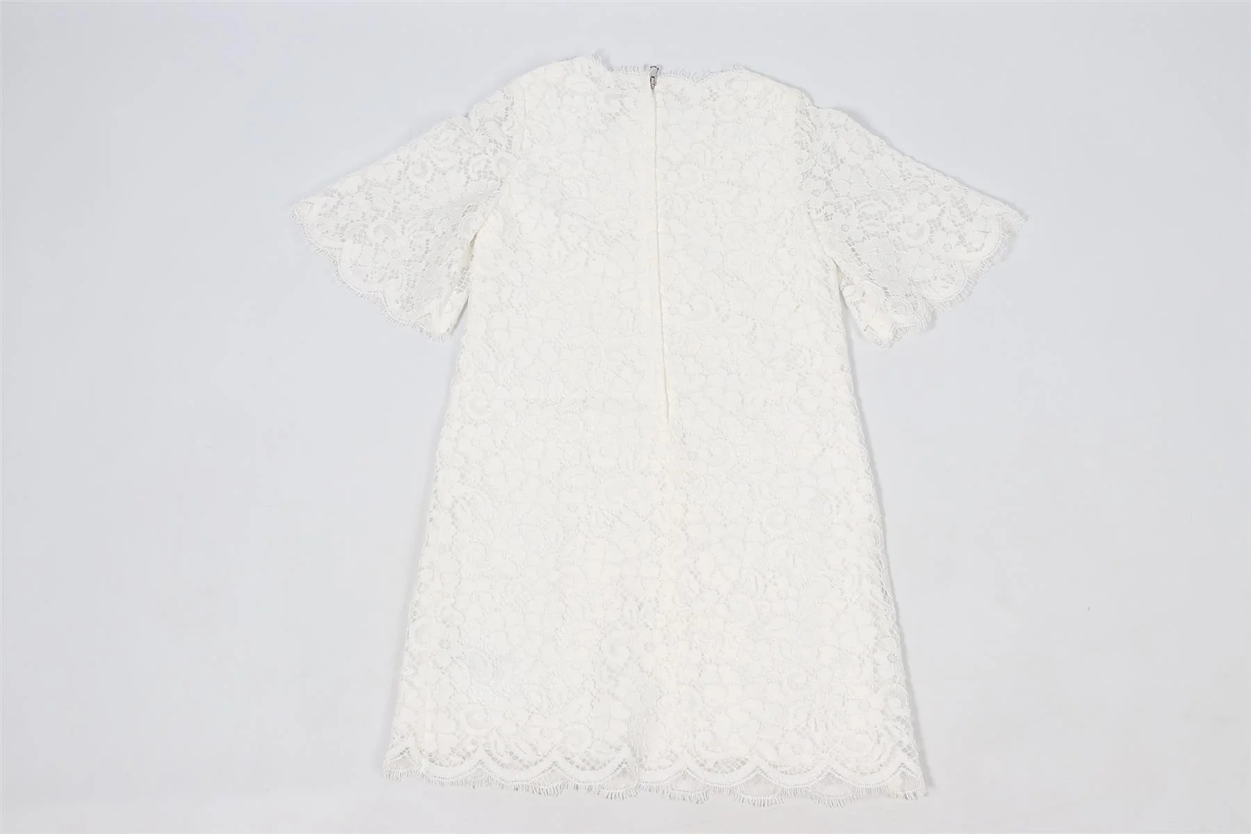 DOLCE & GABBANA WHITE KIDS GIRLS LACE DRESS 7-8 YEARS - Image 4