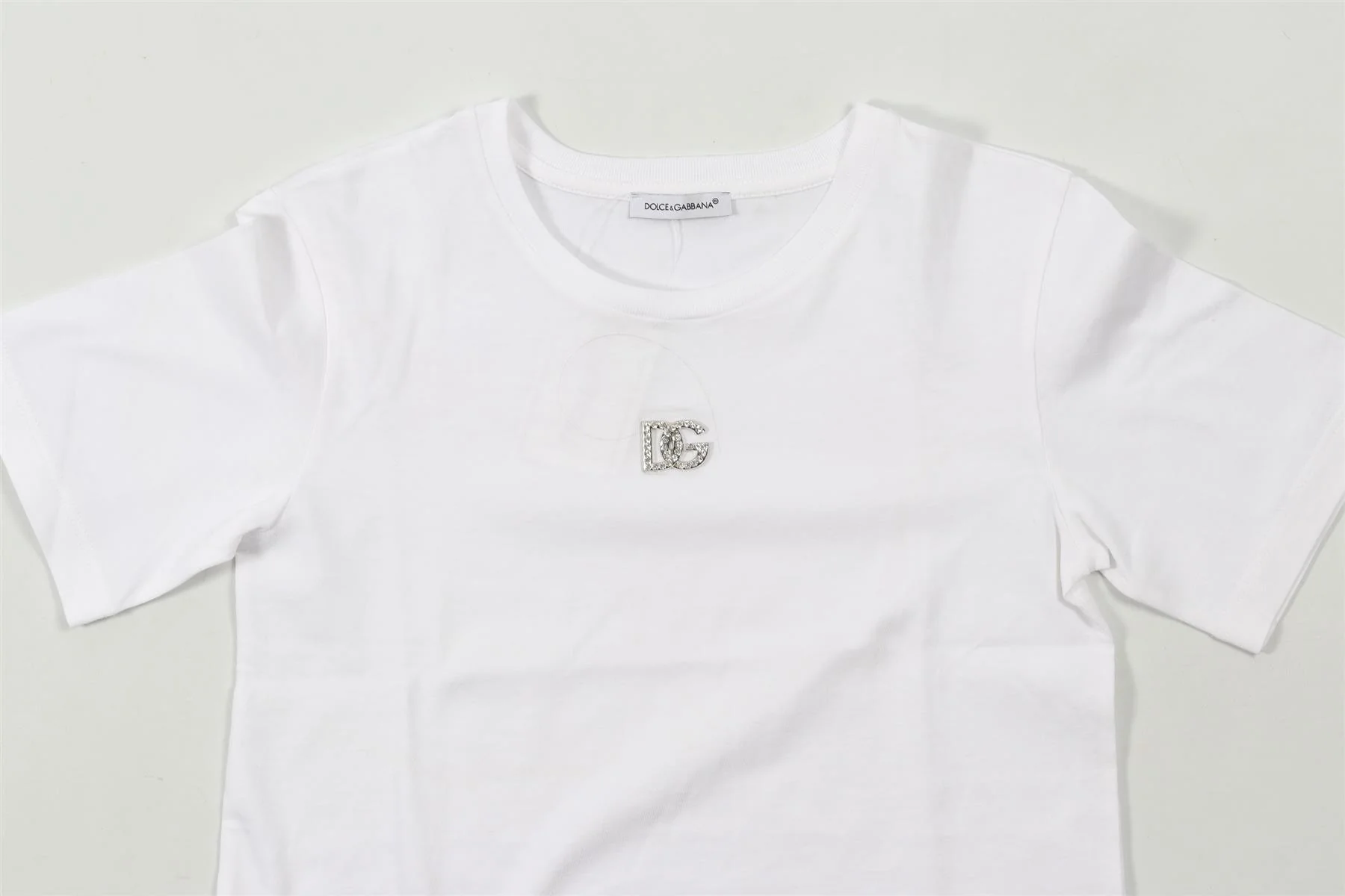 DOLCE & GABBANA WHITE KIDS GIRLS T-SHIRT 6 YEARS - Image 3