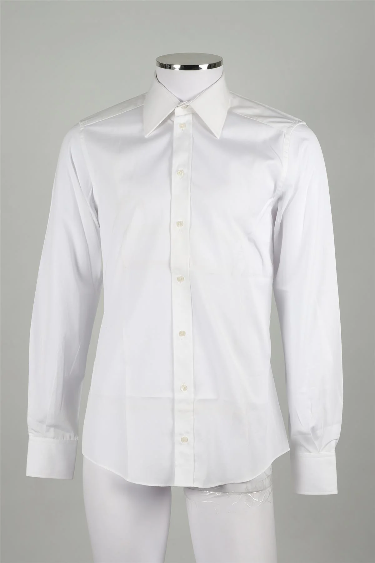DOLCE & GABBANA WHITE MEN'S COTTON SHIRT UK/US COLLAR 15 3/4 UK/US CHEST 40 - Image 2