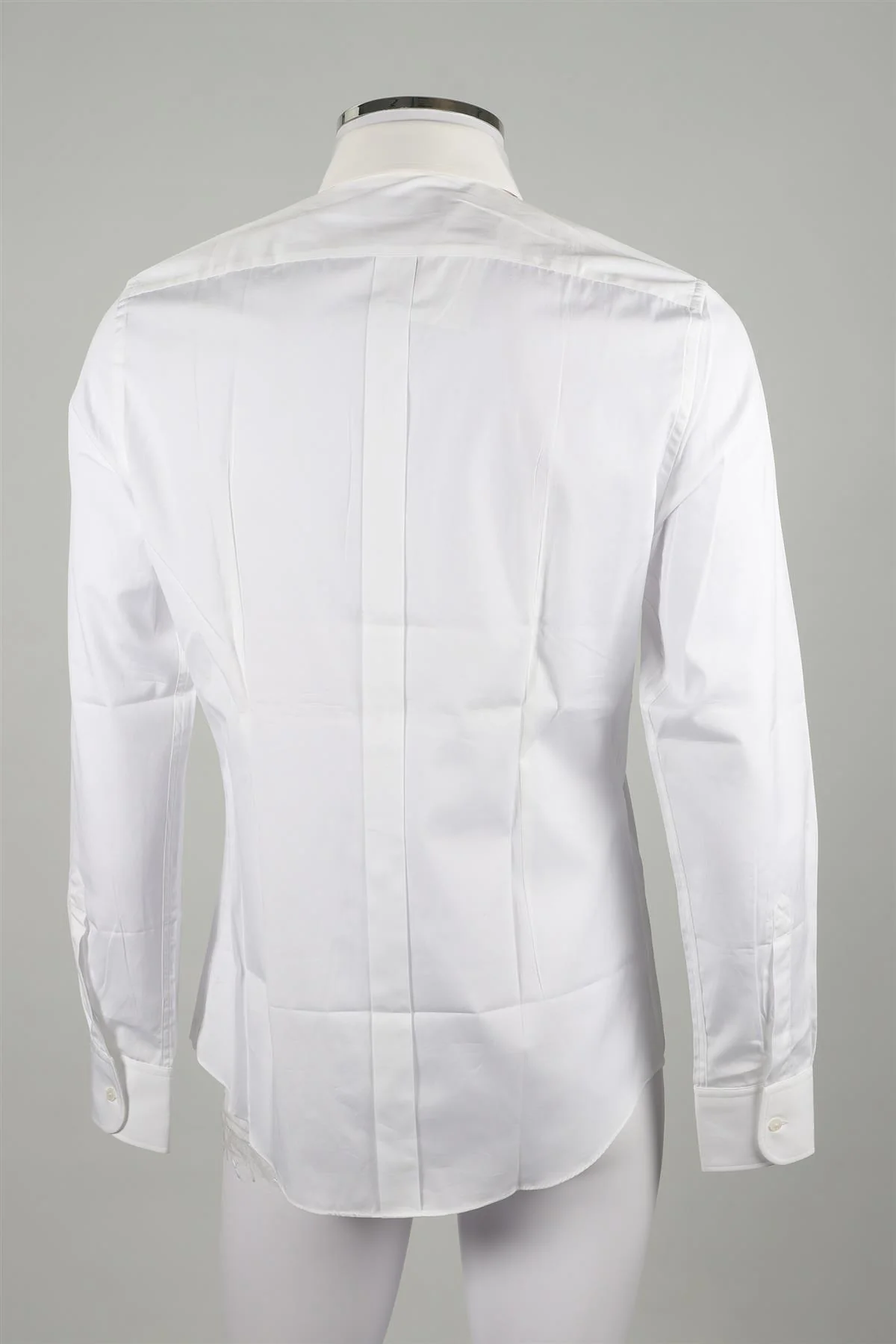 DOLCE & GABBANA WHITE MEN'S COTTON SHIRT UK/US COLLAR 15 3/4 UK/US CHEST 40 - Image 4
