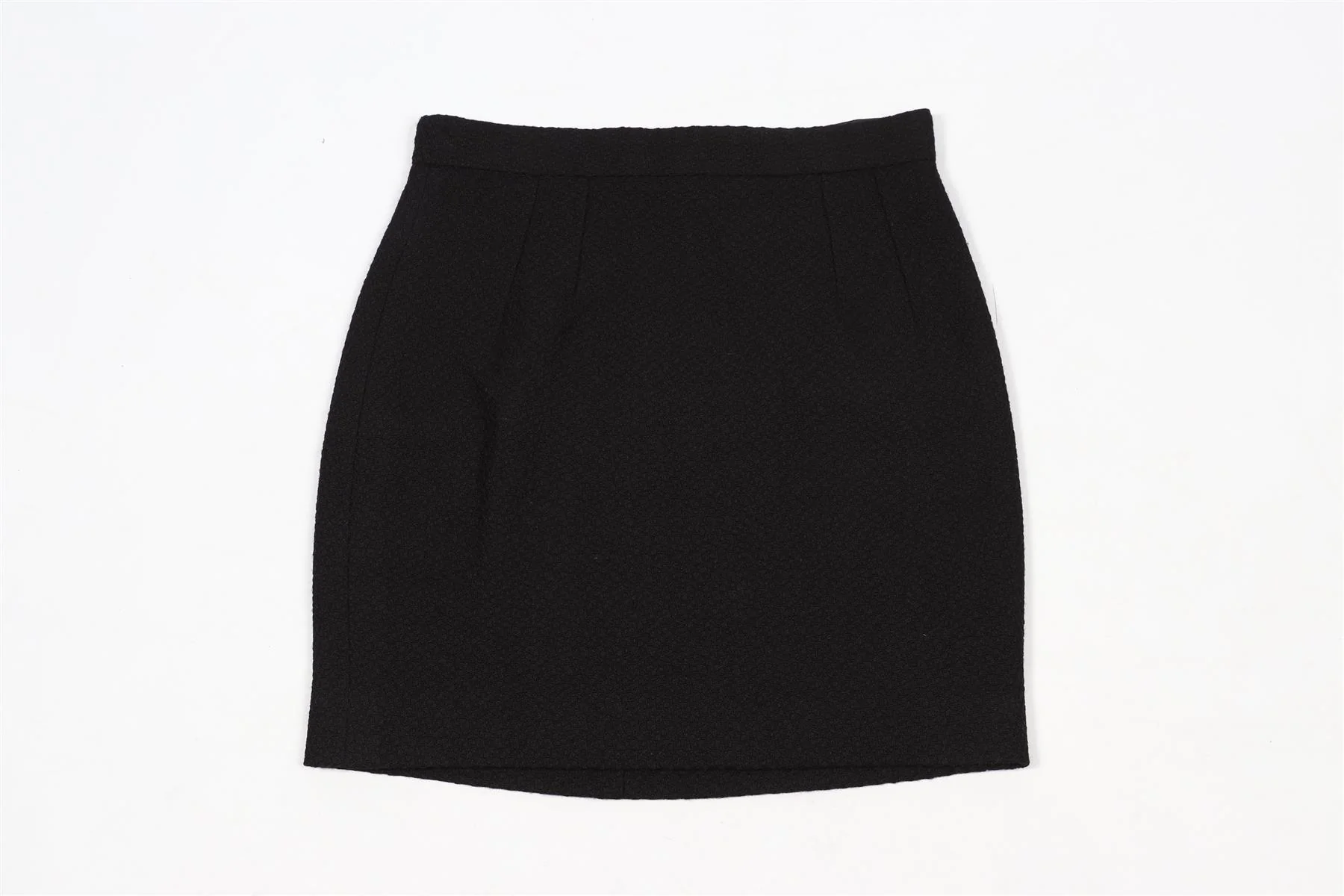 DOLCE & GABBANA WOOL MINI SKIRT IT 36 UK 4 - Image 2