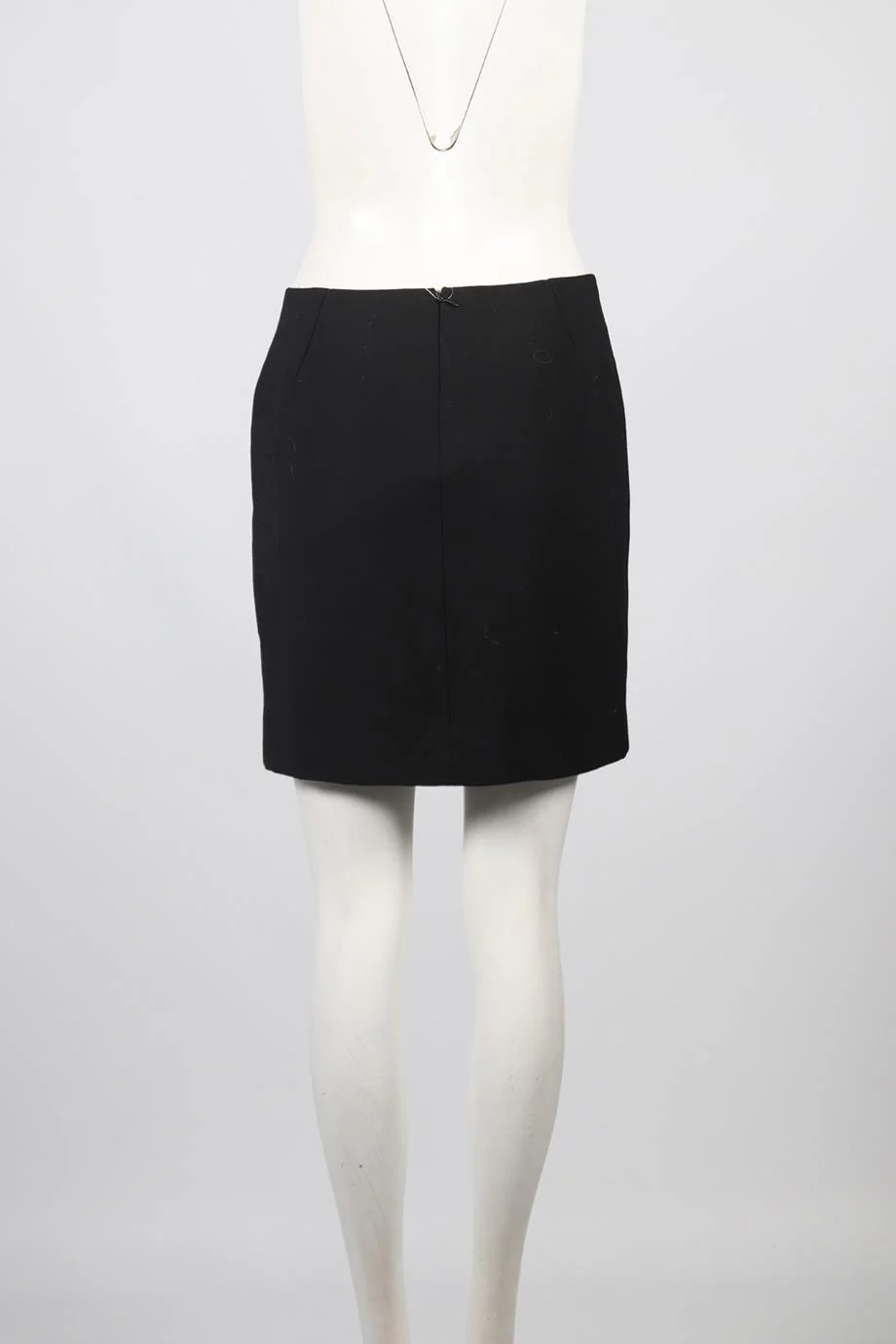 DOLCE & GABBANA WOOL MINI SKIRT IT 40 UK 8 - Image 4